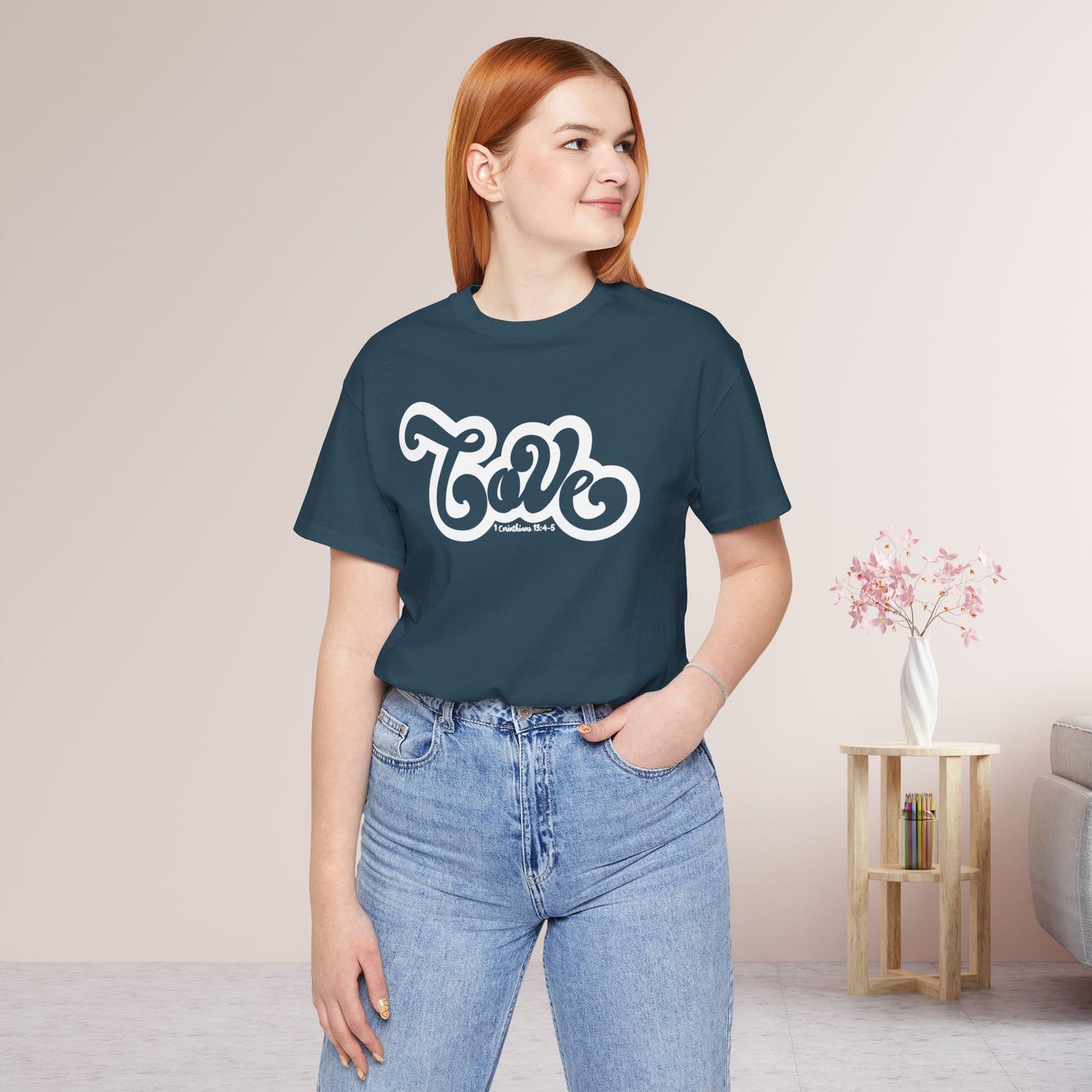 Love Shirt - Bible Verse Christian Soft Cotton Tee