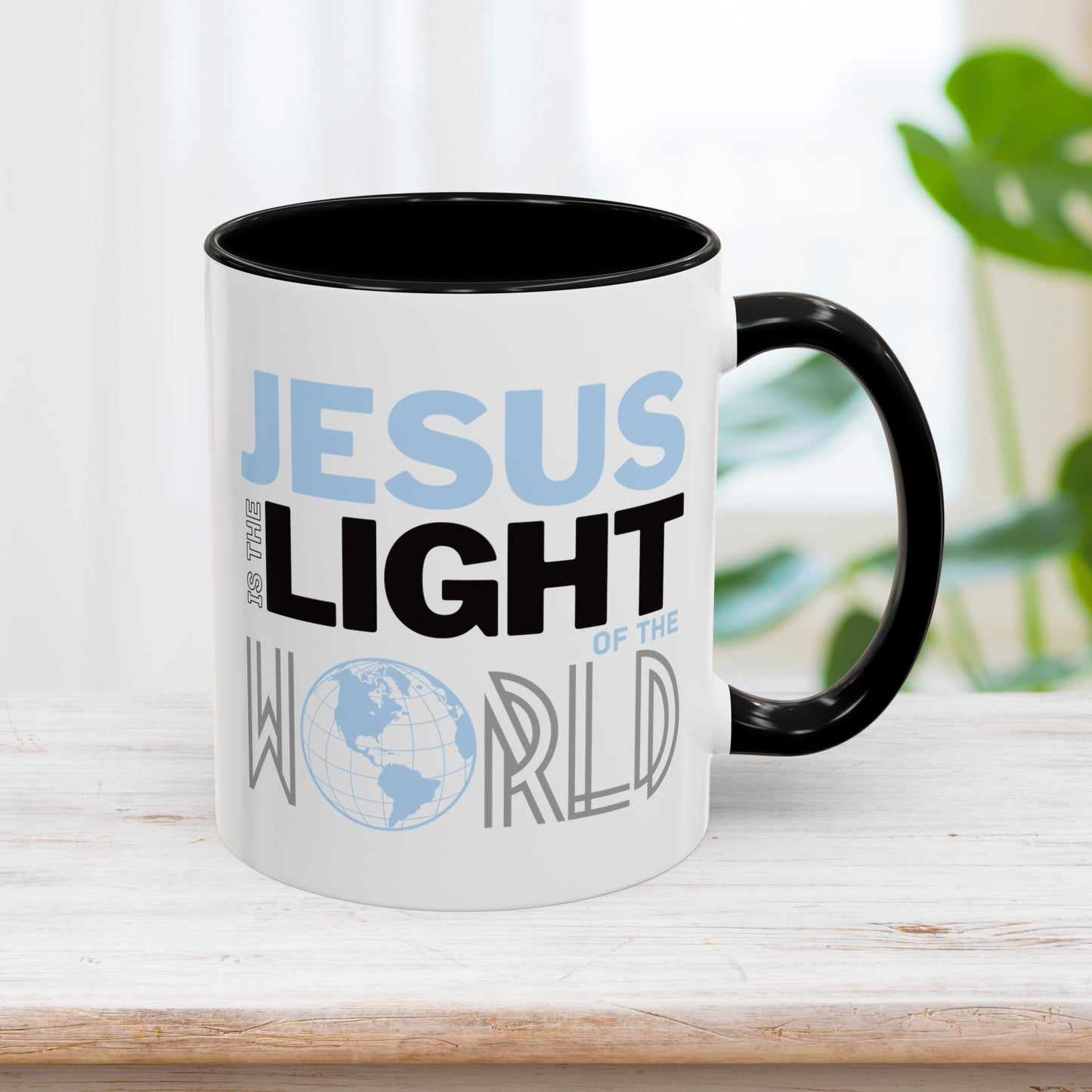 Jesus is The Light of The World Mug - Christian Coffee Mug - Jesus Mug