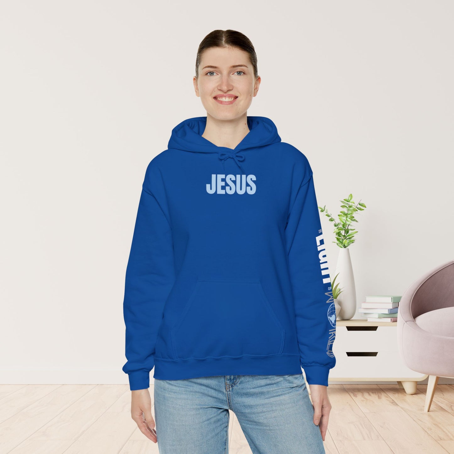 Follow Jesus Hoodie - Jesus is the Light of the World Hoodie - John 8:12 Hoodie