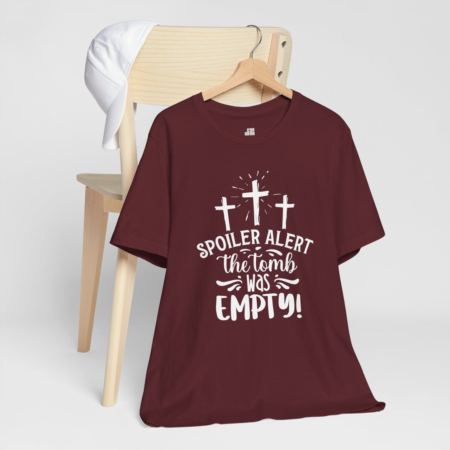 Spoiler Alert The Tomb Was Empty Christian Soft Cotton Tee - Easter Shirt