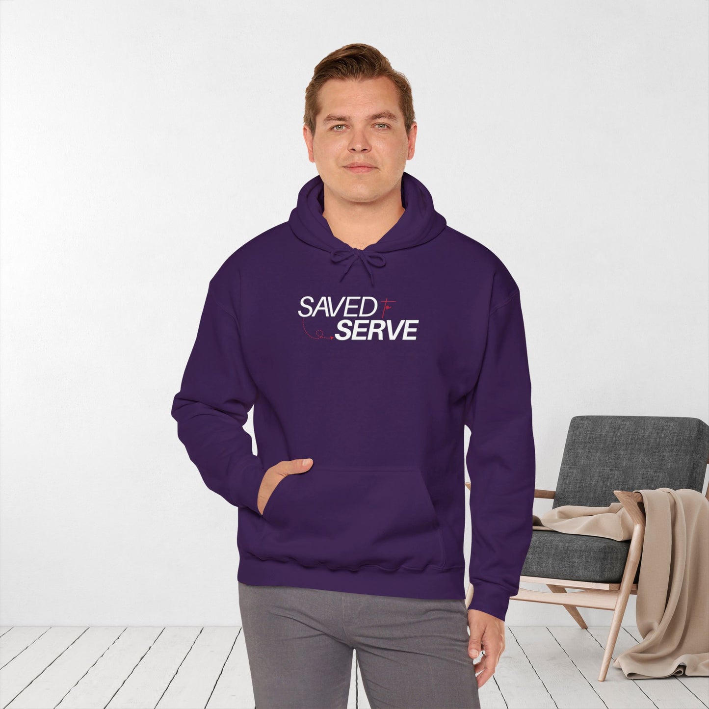 Unisex Saved to Serve Hoodie