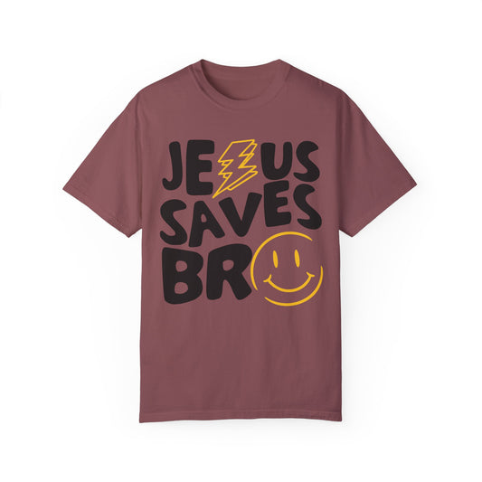 Jesus Saves Bro Comfort Colors Shirt