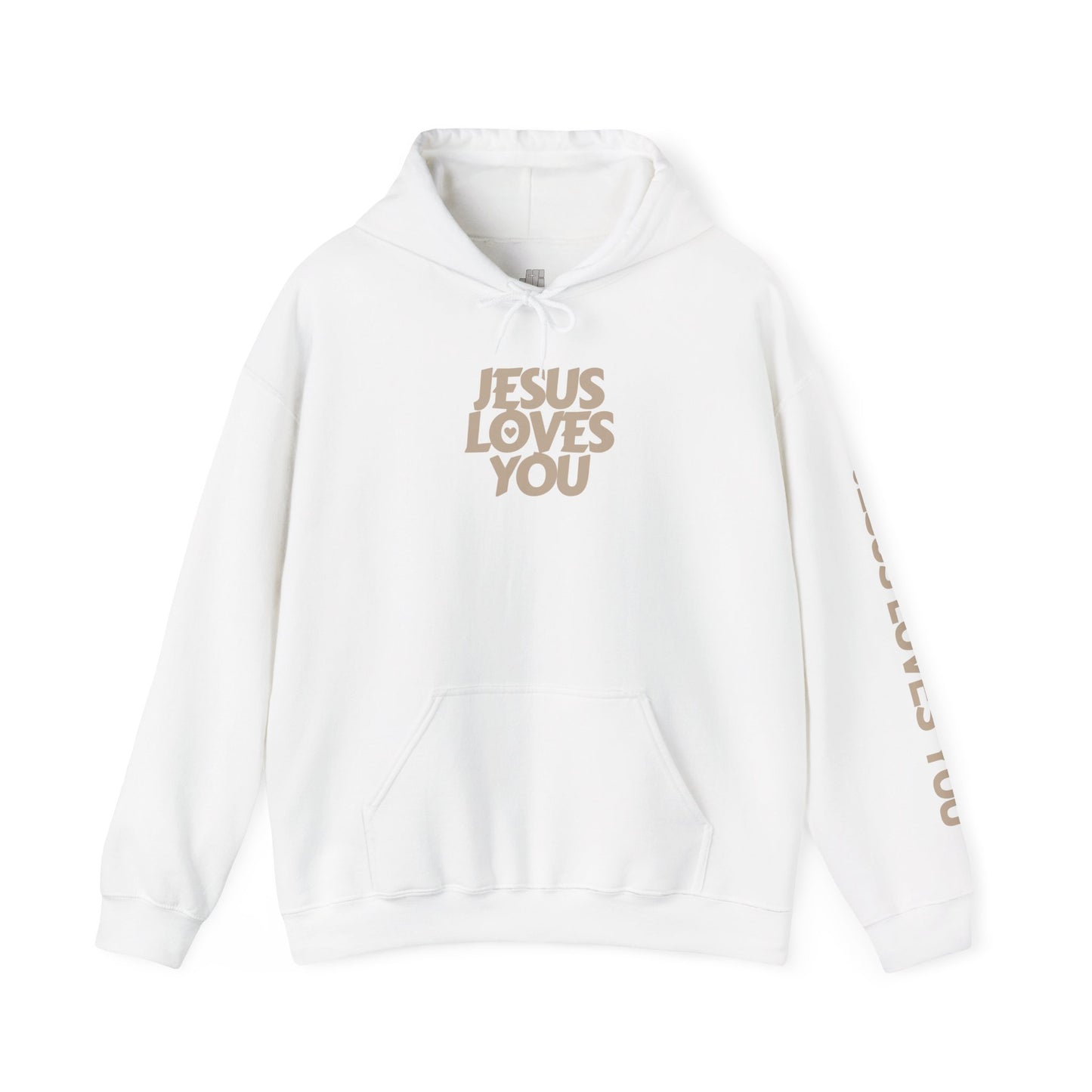 Jesus Loves You Hoodie - John 15:13 Bible Verse Christian Hoodie