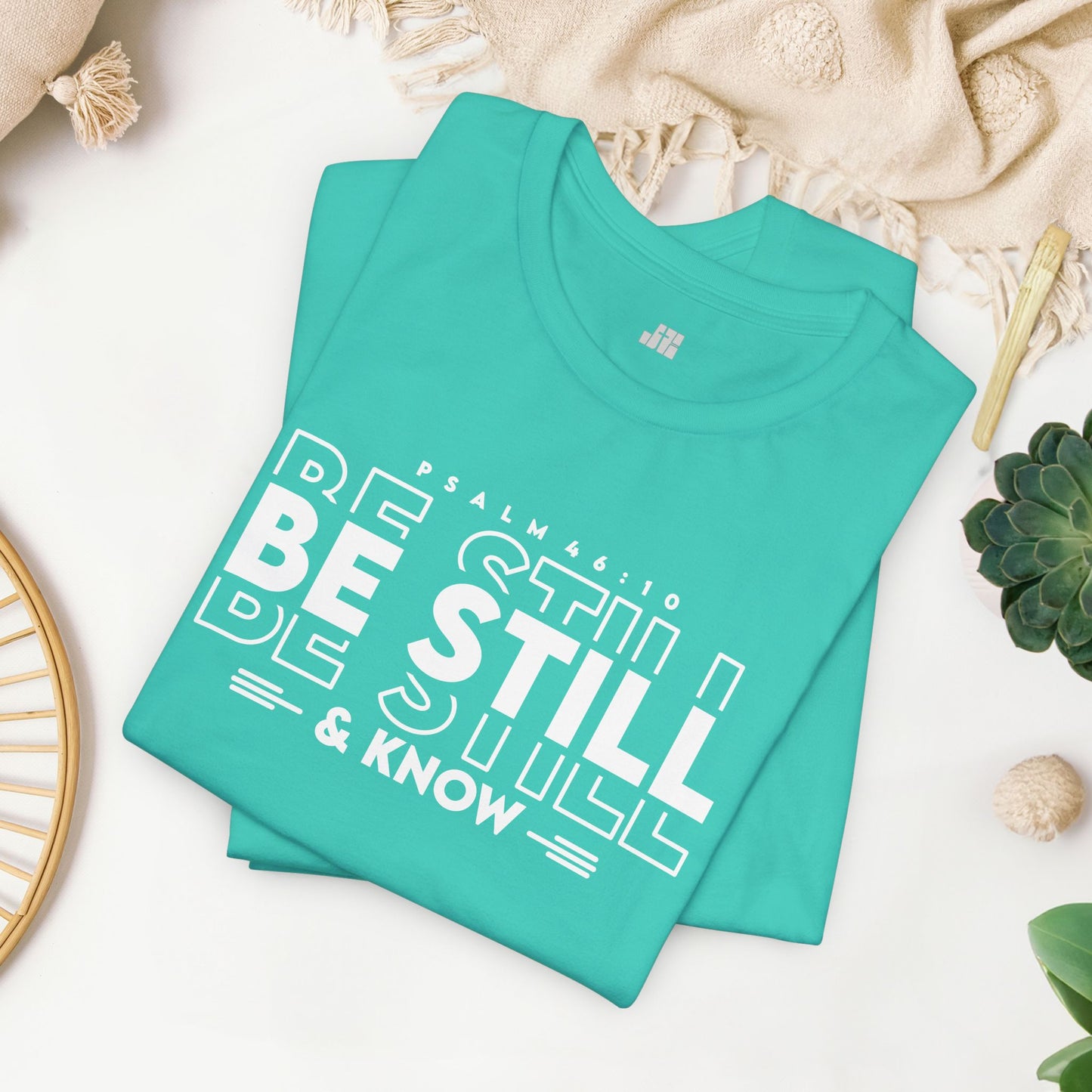 Be Still & Know Christian Soft Cotton Tee