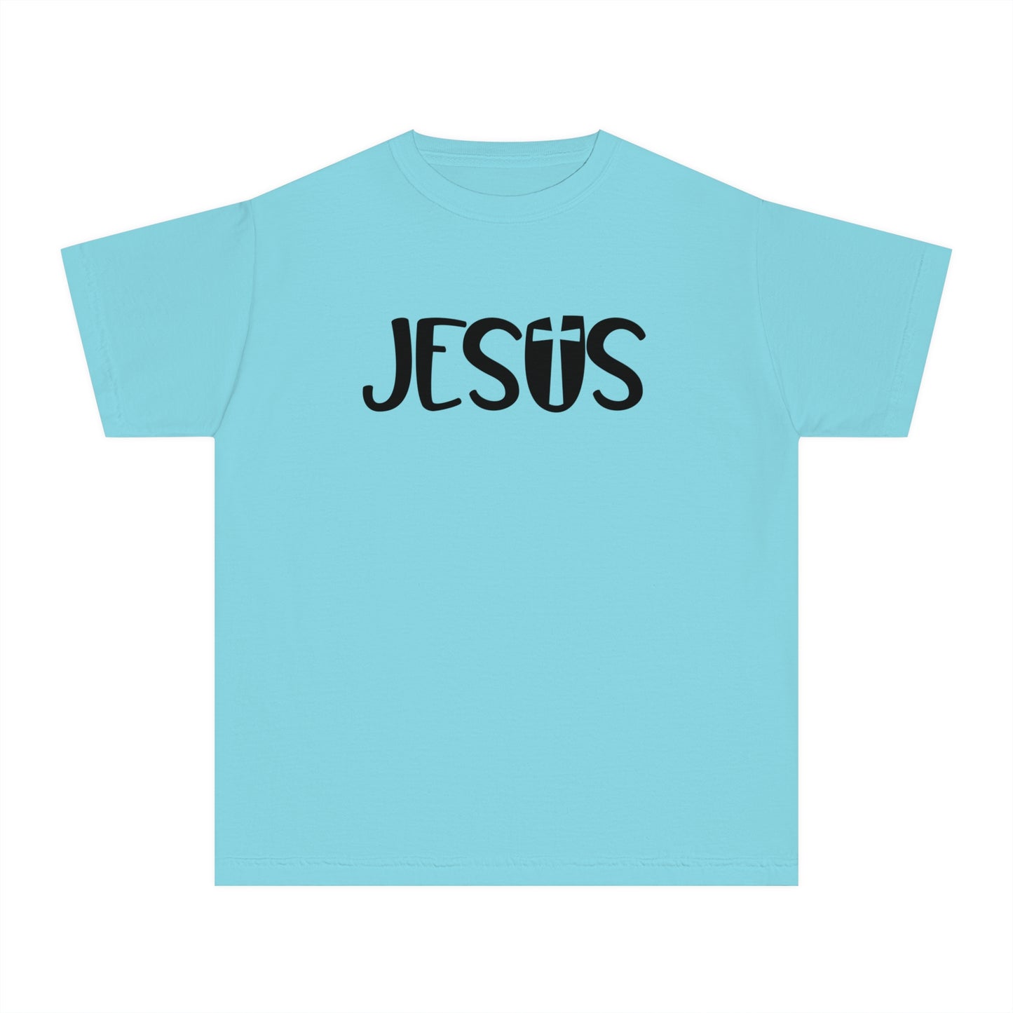 Jesus Comfort Colors Youth Christian T-shirt