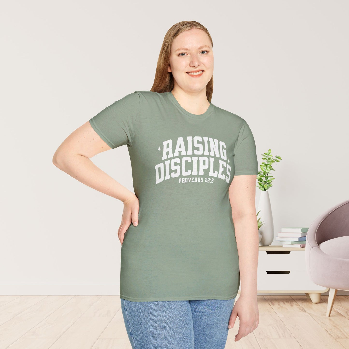 Raising Disciples Proverbs 22:6 Softstyle T-shirt