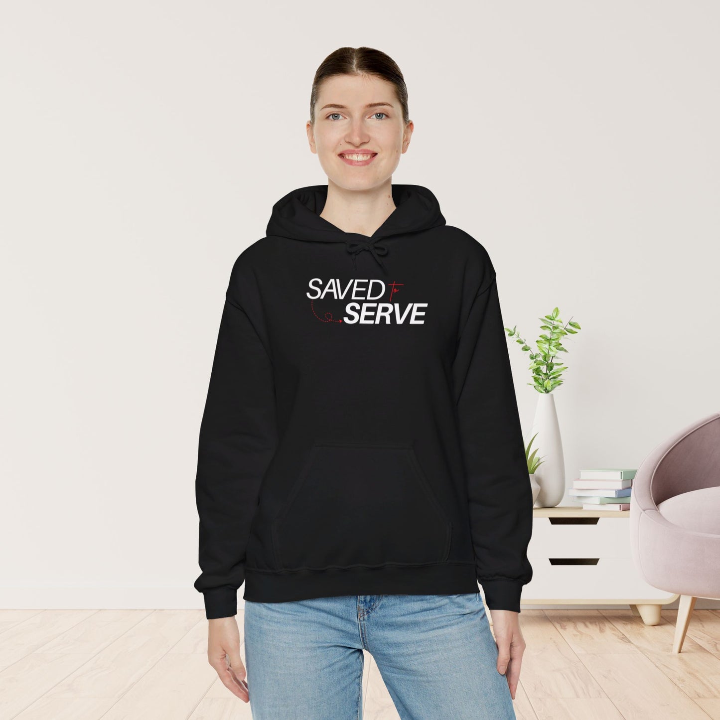 Unisex Saved to Serve Hoodie