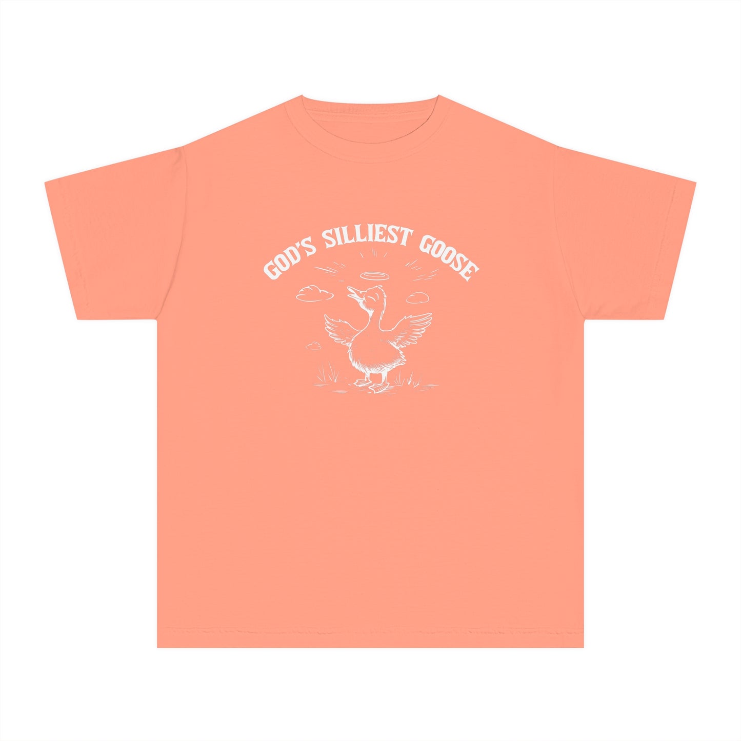 God's Silliest Goose Comfort Colors Youth Christian Tee