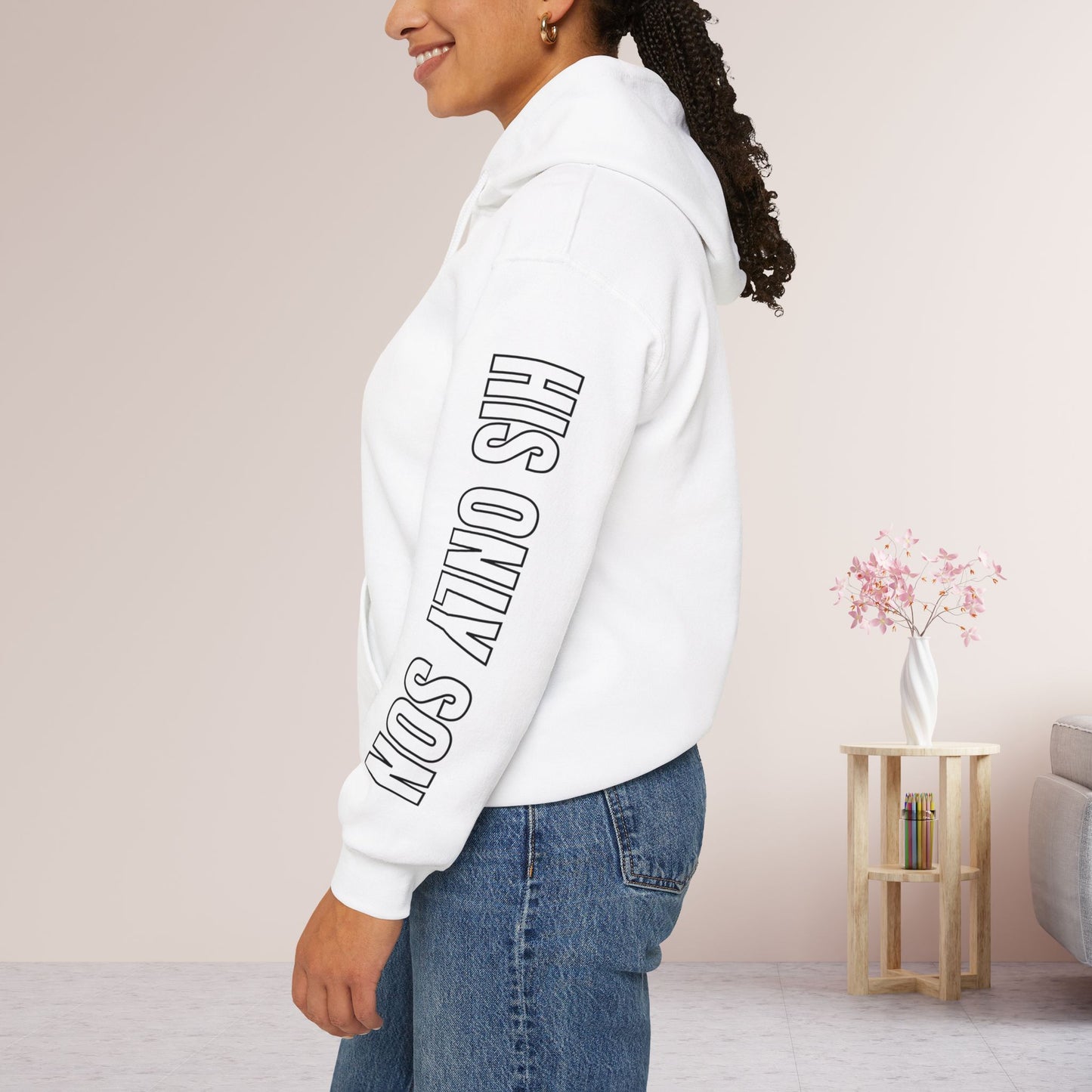 His Only Son John 3:16 Bible Verse Christian Hoodie