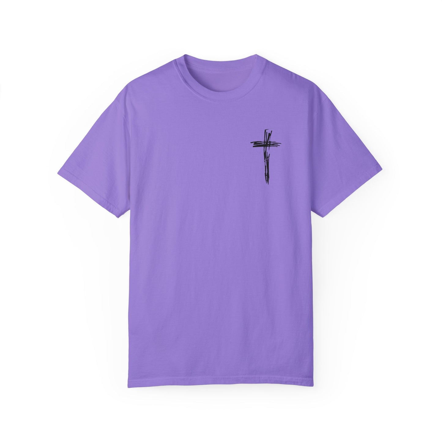 The Cross Has Spoken I am Forgiven Comfort Colors Tee - Ephesians 1:7 Bible Verse Shirt