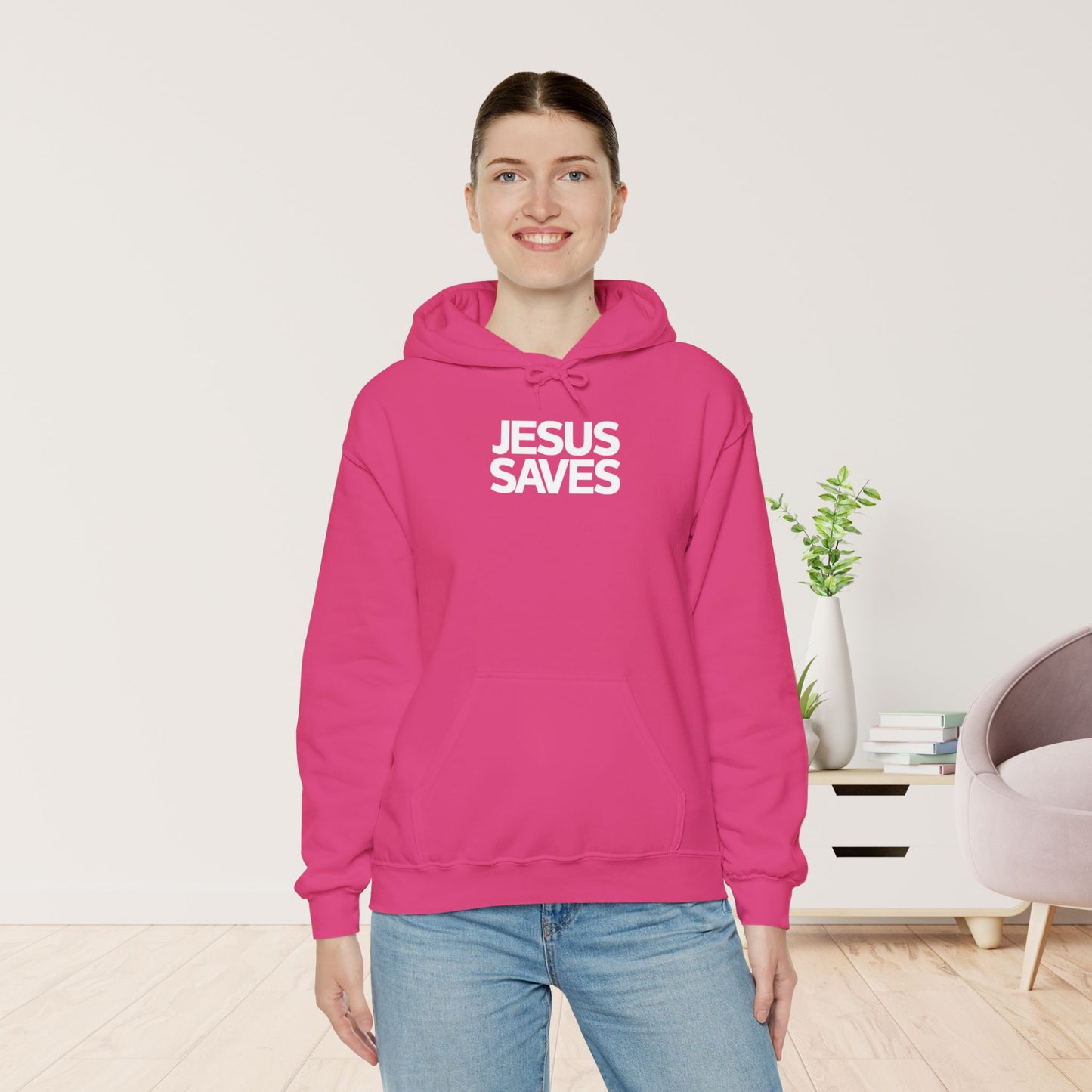 Unisex Jesus Saves Hoodie - Christian Hoodie