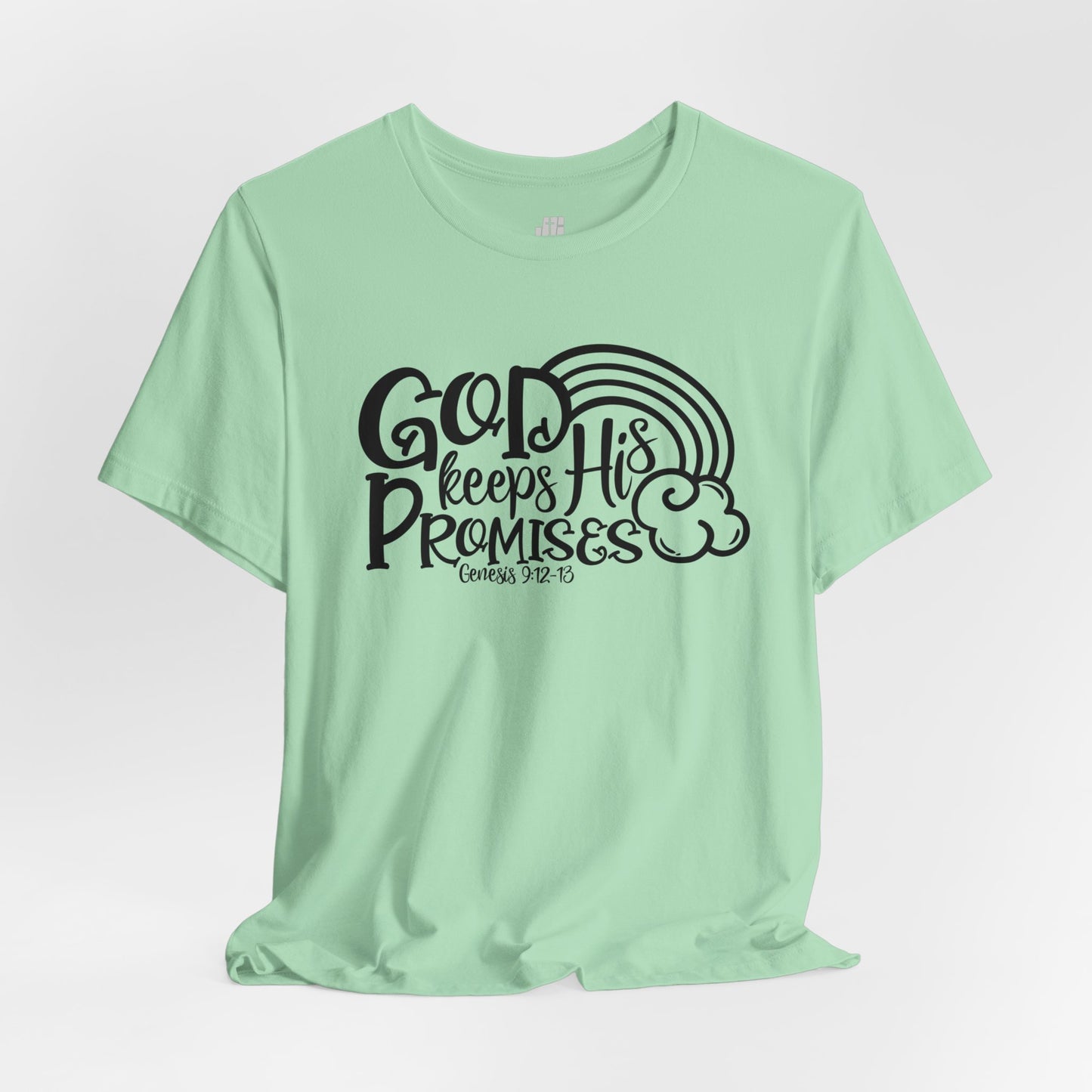 God Keeps His Promises Soft Cotton Tee - Bible Verse Christian Tee