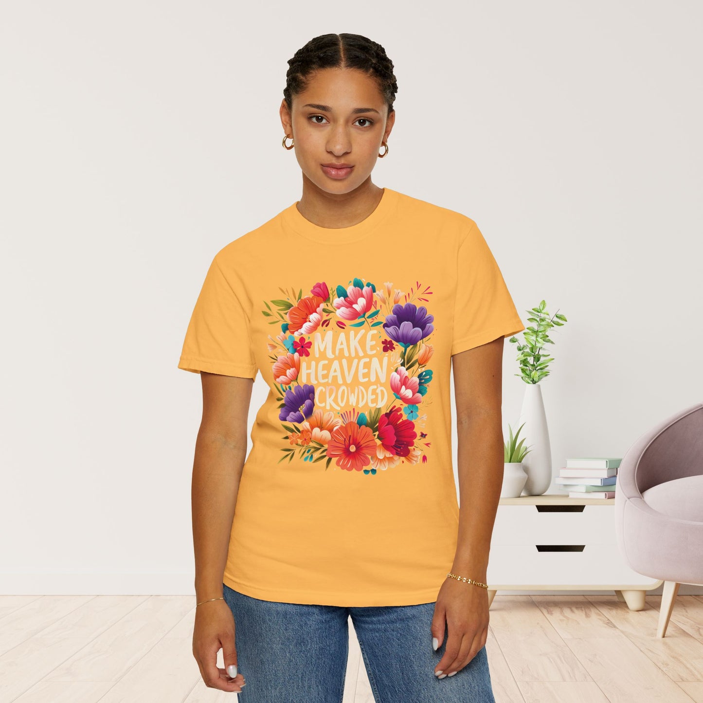 Women's Make Heaven Crowded Comfort Colors T-shirt