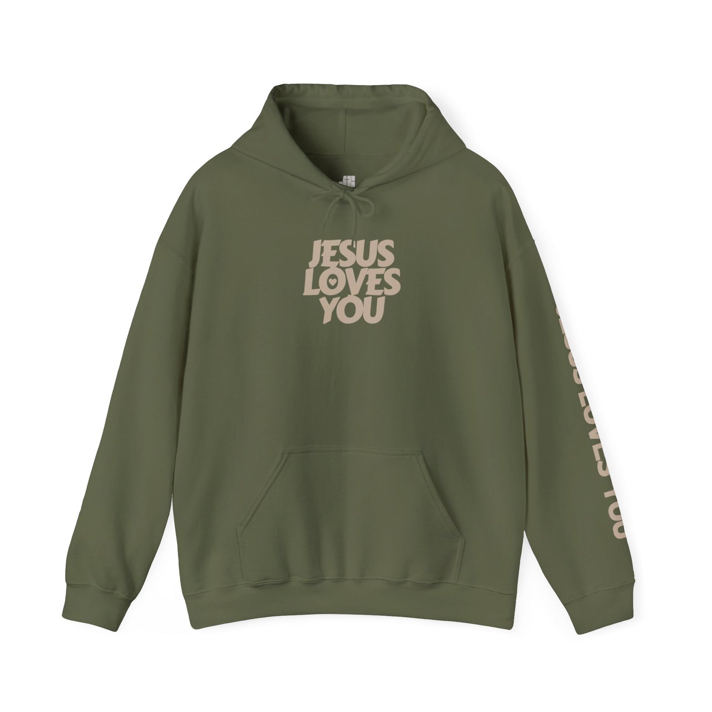 Jesus Loves You Hoodie - John 15:13 Bible Verse Christian Hoodie