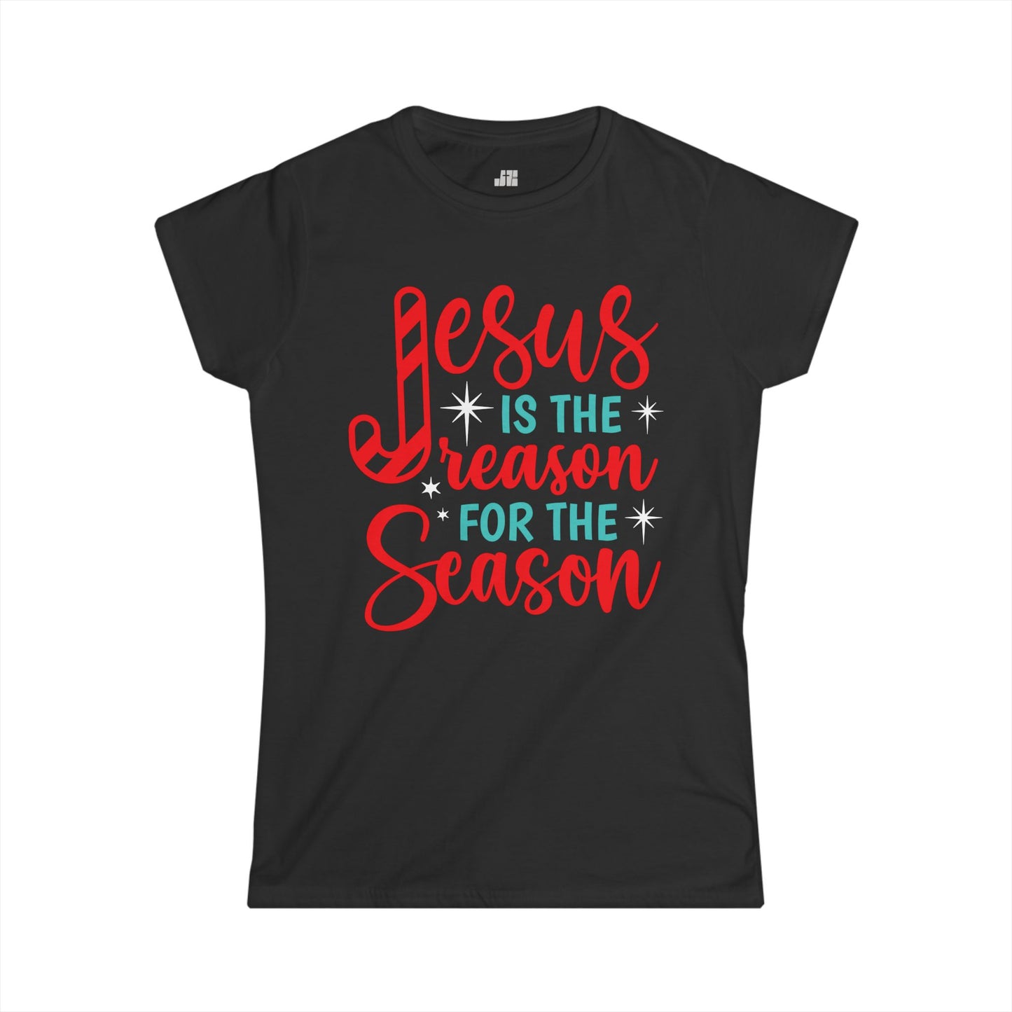 Christian Women's Jesus Is The Reason For The Season Softstyle T-shirt