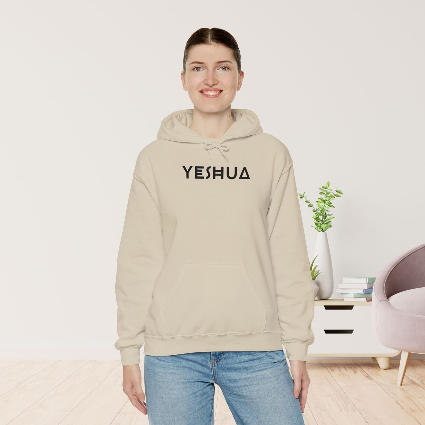 YESHUA Hoodie -  Minimalist Christian Hoodie