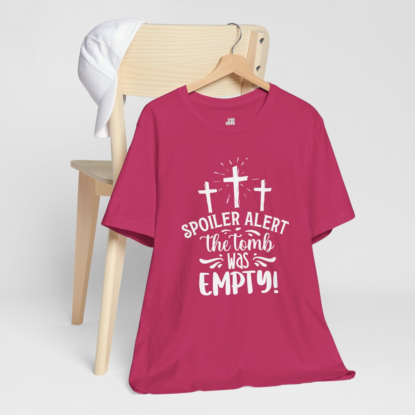 Spoiler Alert The Tomb Was Empty Christian Soft Cotton Tee - Easter Shirt