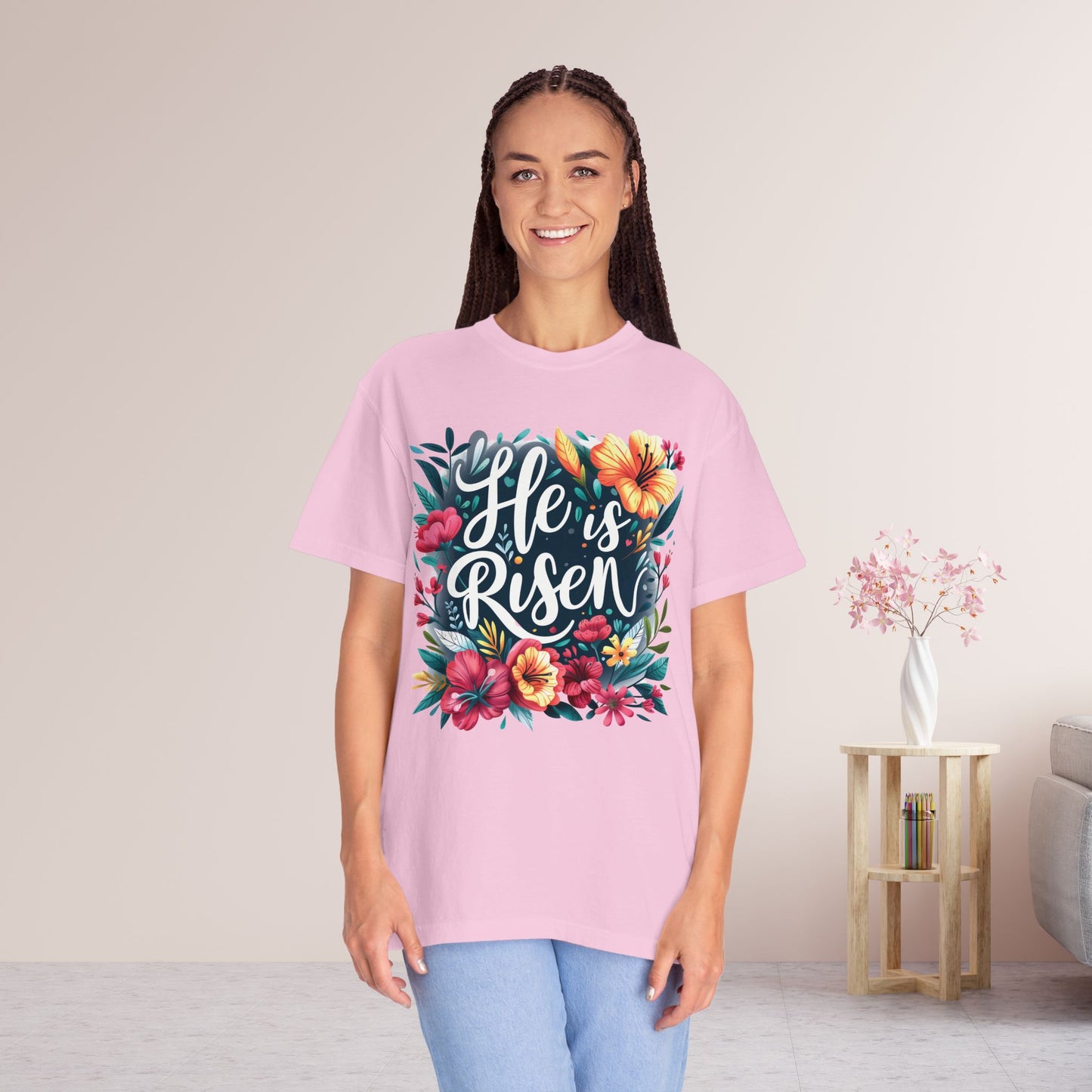 He is Risen Women's Comfort Colors Tee