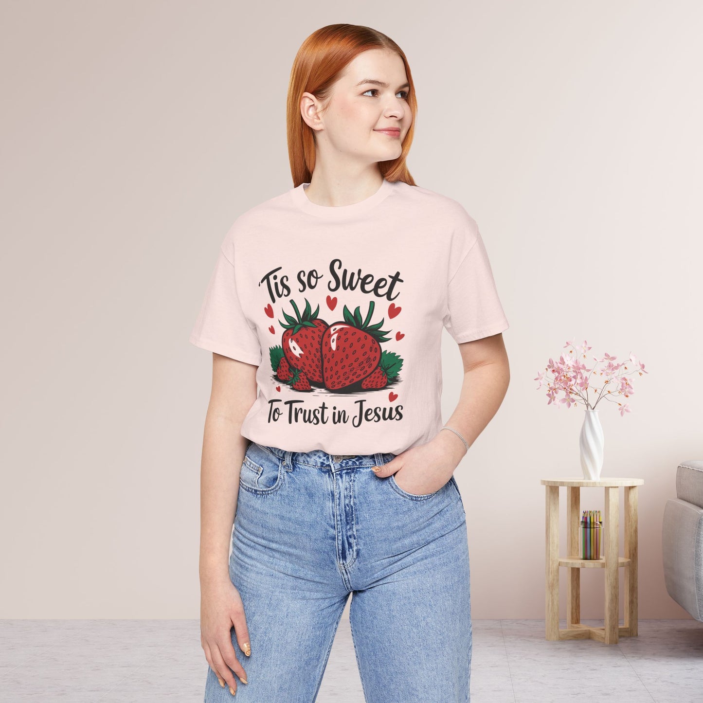 'Tis So Sweet to Trust in Jesus Soft Cotton Tee