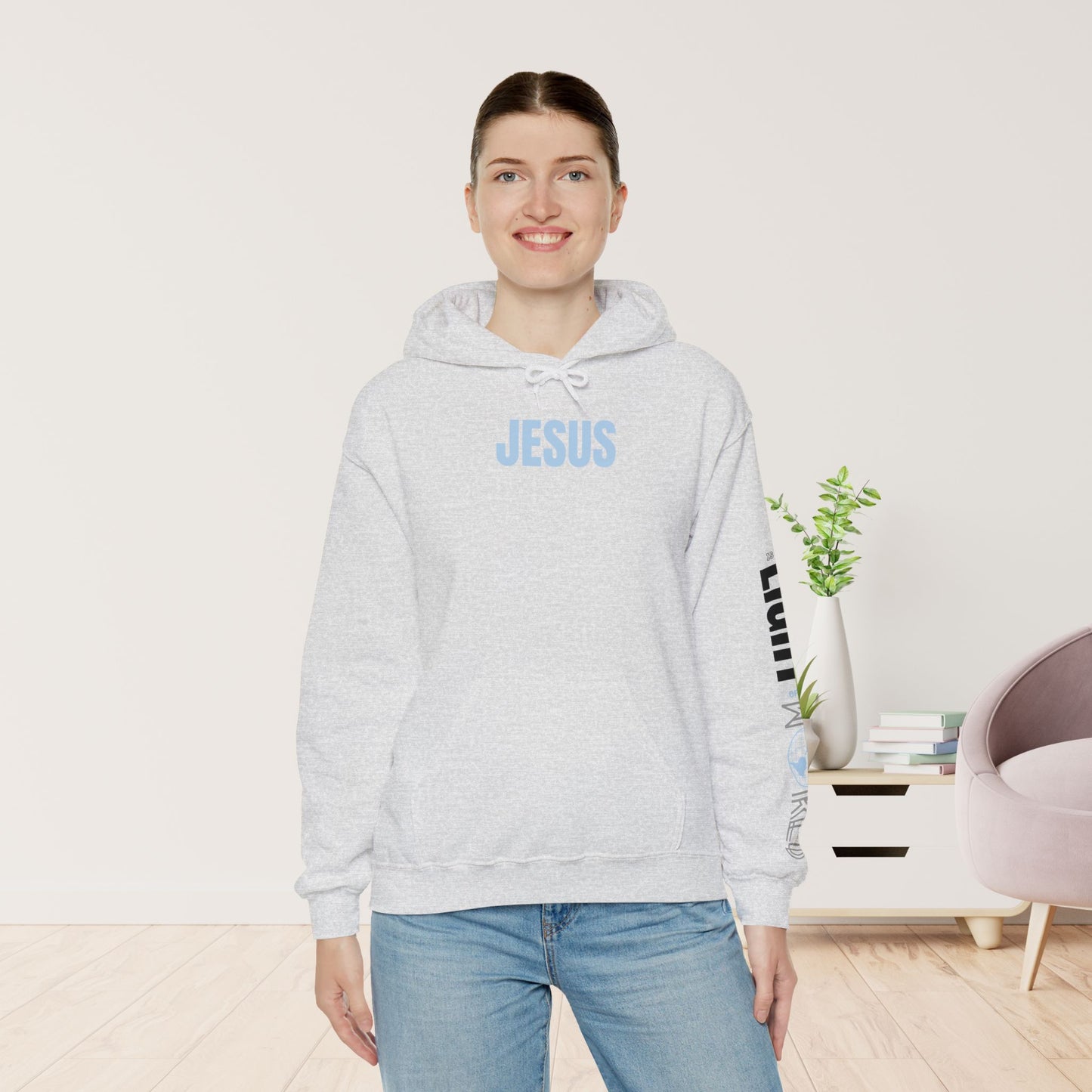 Follow Jesus Hoodie - Jesus is the Light of the World Hoodie - John 8:12 Hoodie