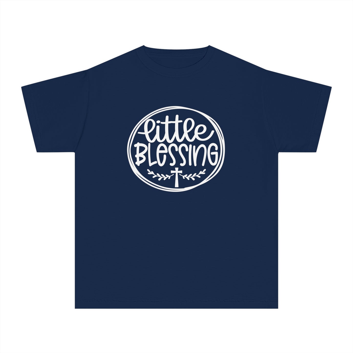 Little Blessing Comfort Colors Youth Christian Shirt