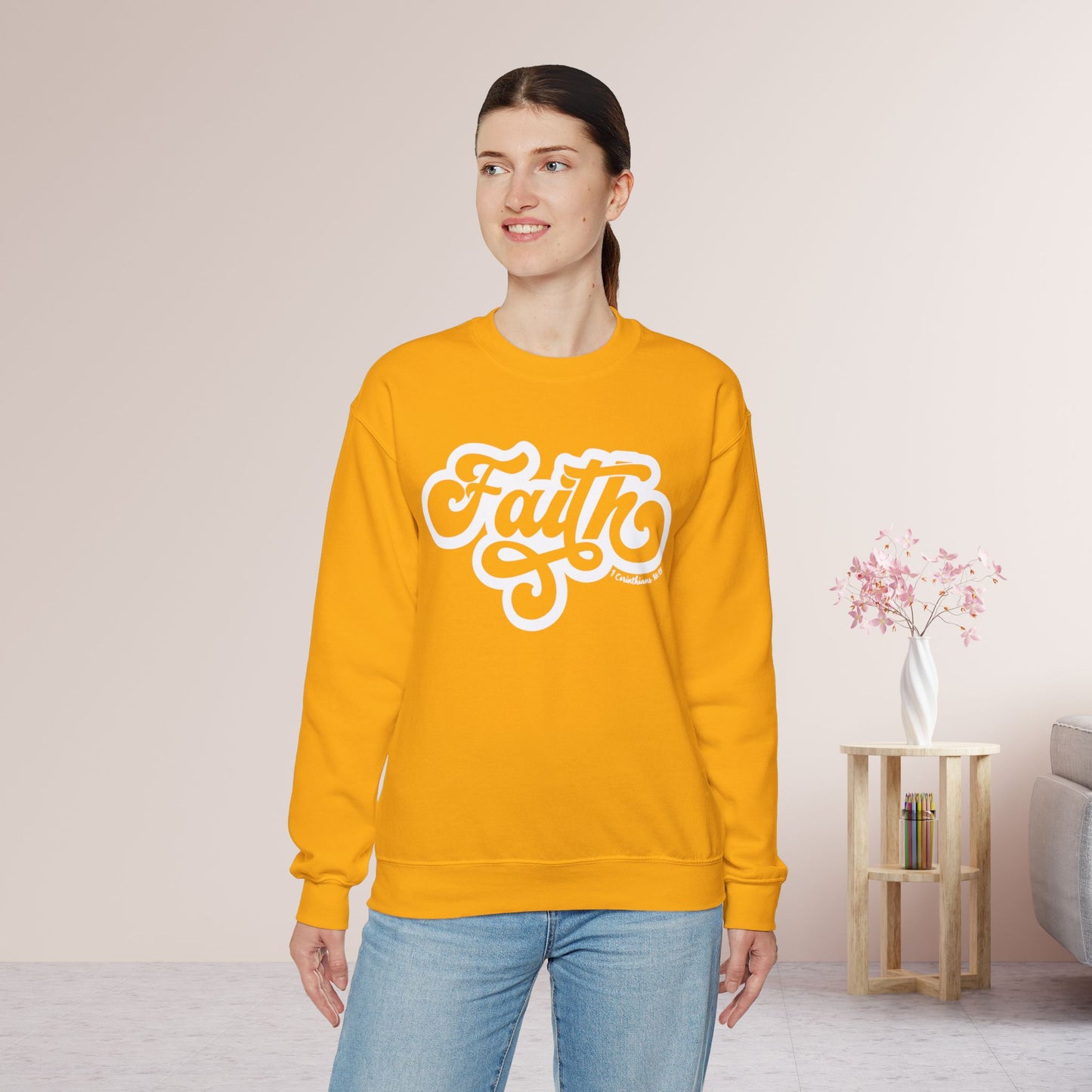 Faith Sweatshirt - Bible Verse Christian Sweatshirt