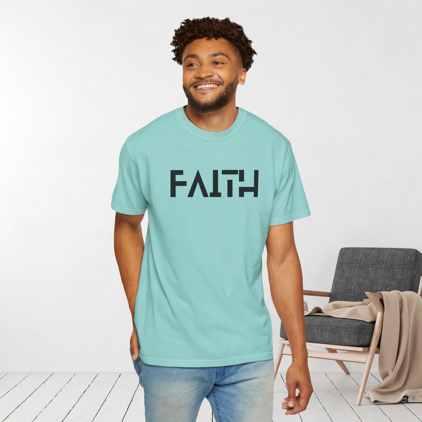 Faith T-shirt -  Ephesians 2:8 Comfort Colors Christian Shirt