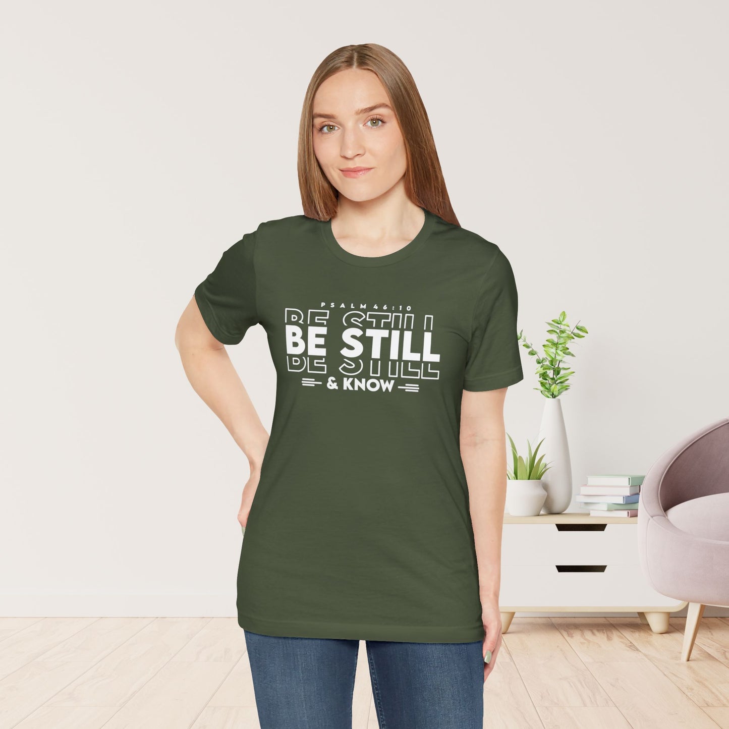 Be Still & Know Christian Soft Cotton Tee