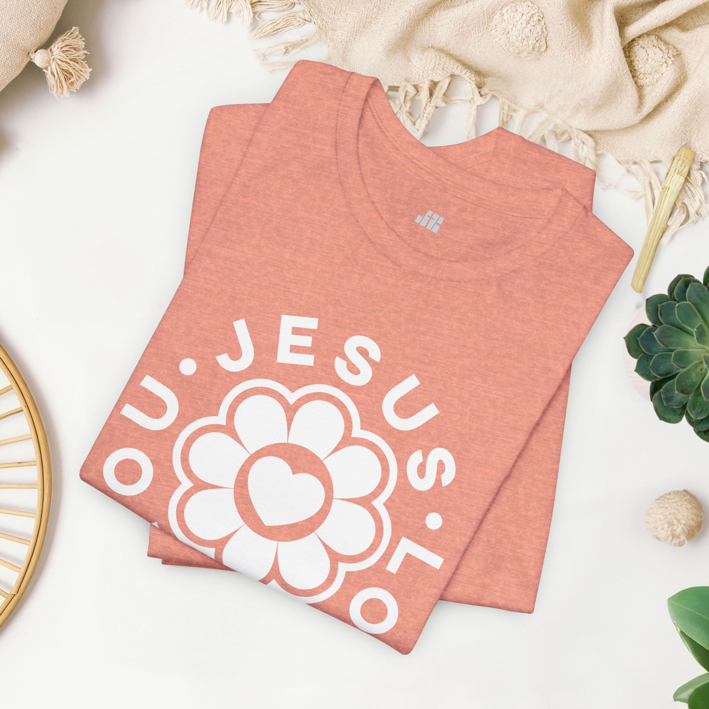 Jesus Loves You Soft Cotton Tee - Christian Tee