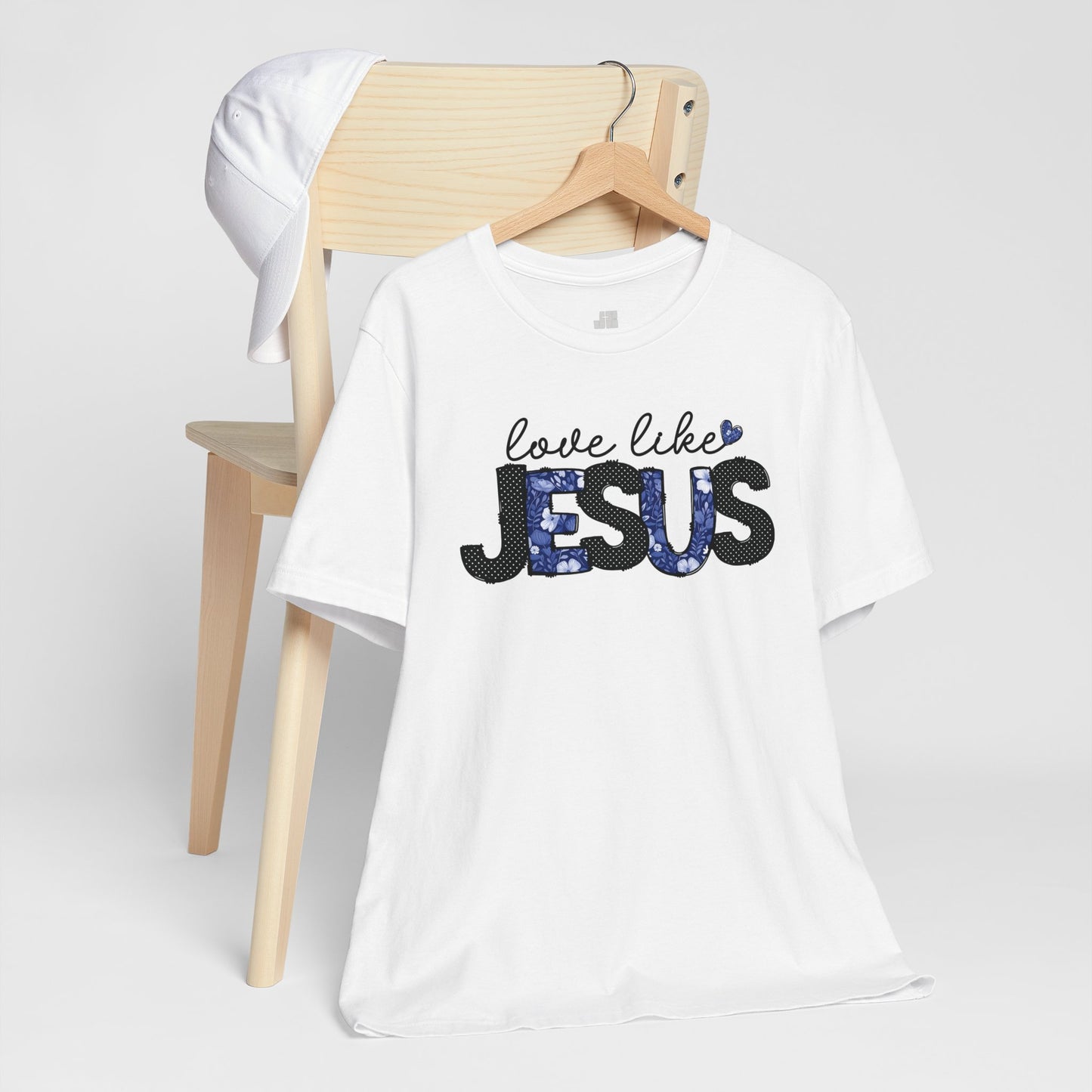 Love Like Jesus Soft Cotton Tee - Christian Shirt