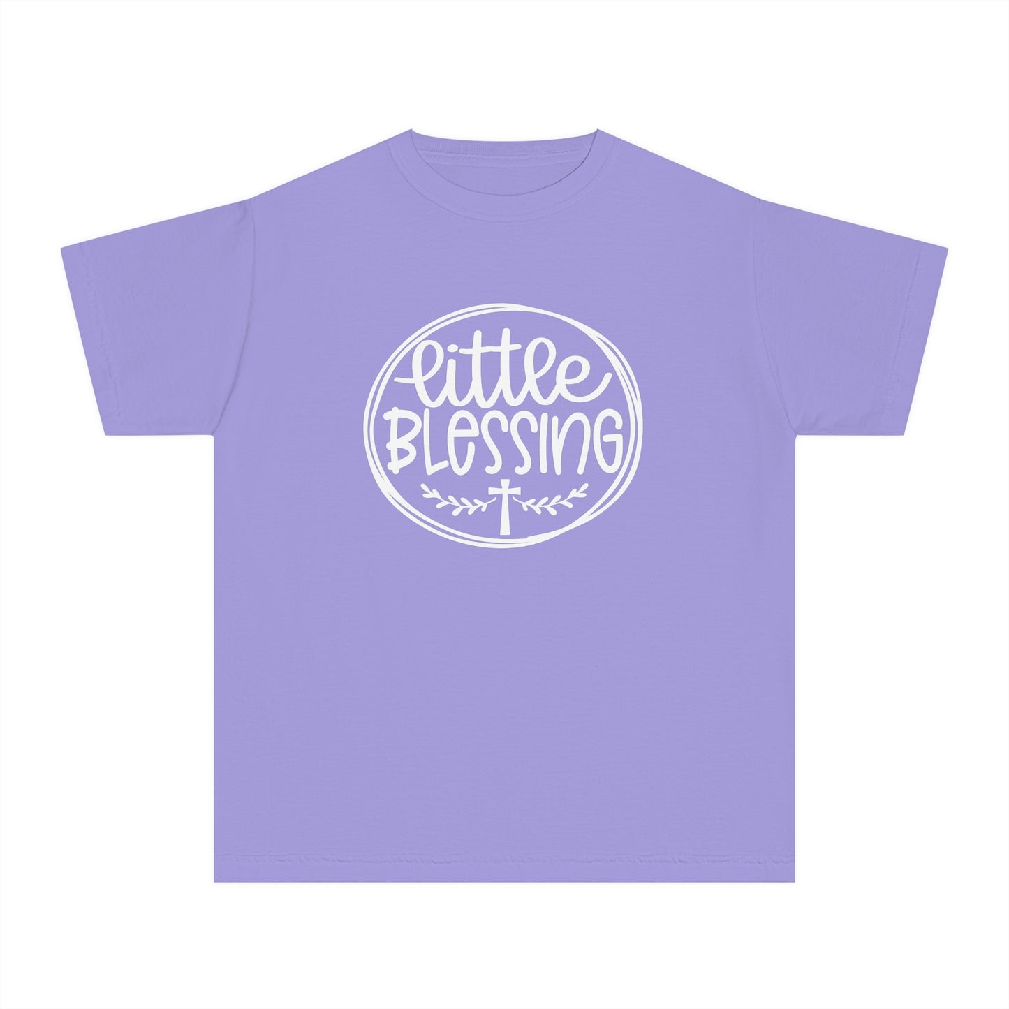 Little Blessing Comfort Colors Youth Christian Shirt