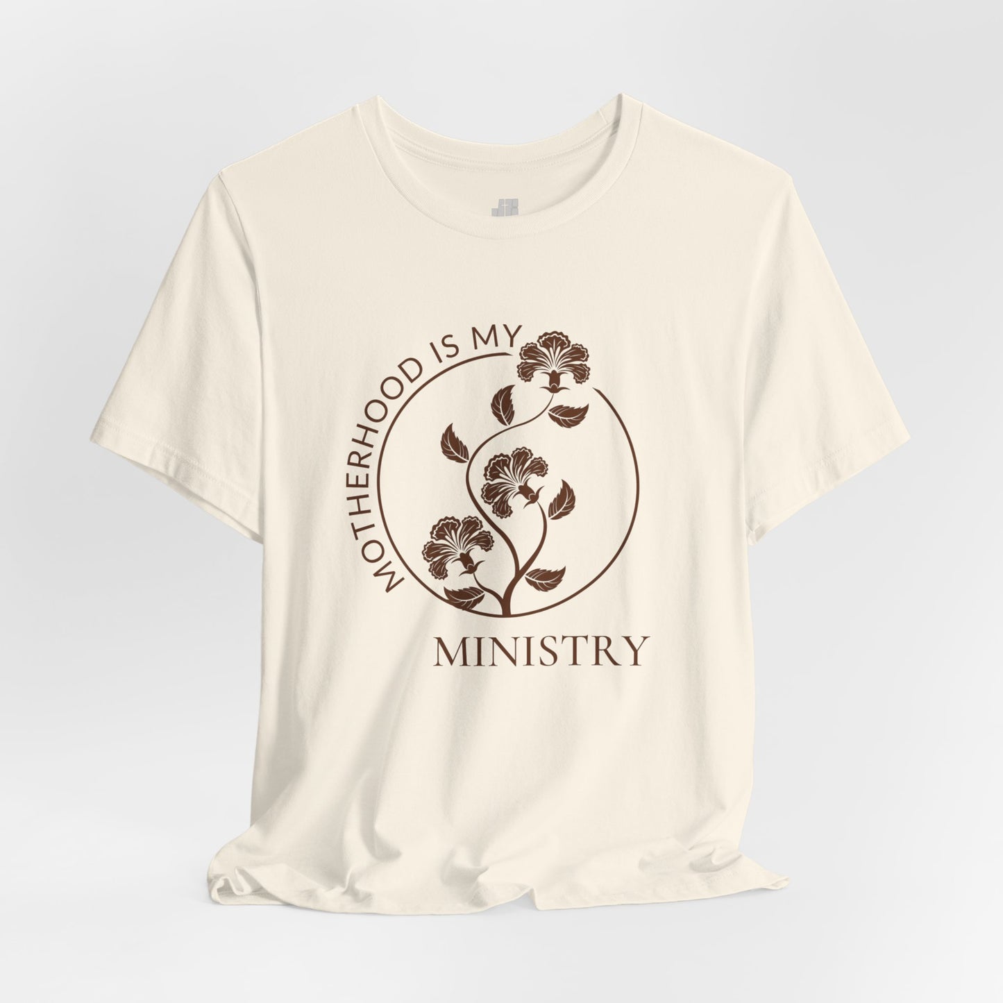 Motherhood is My Ministry Christian Soft Cotton Tee