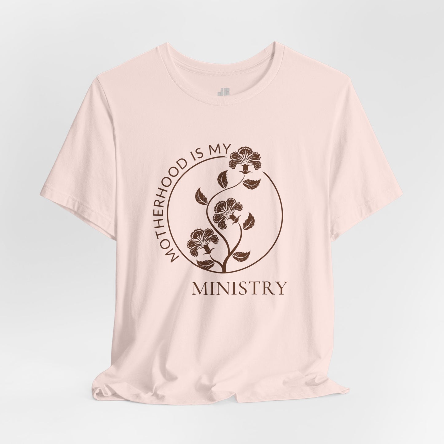 Motherhood is My Ministry Christian Soft Cotton Tee