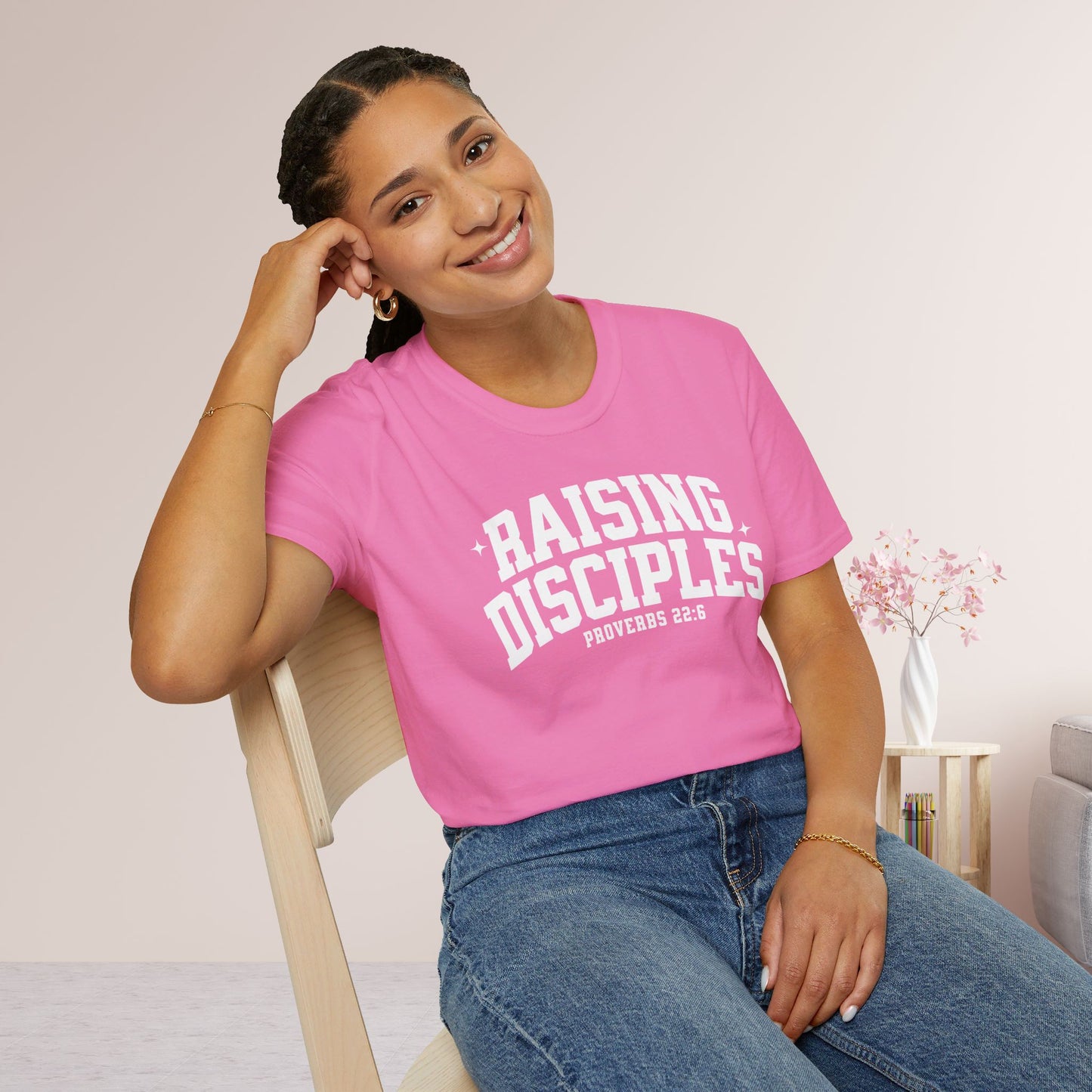 Raising Disciples Proverbs 22:6 Softstyle T-shirt