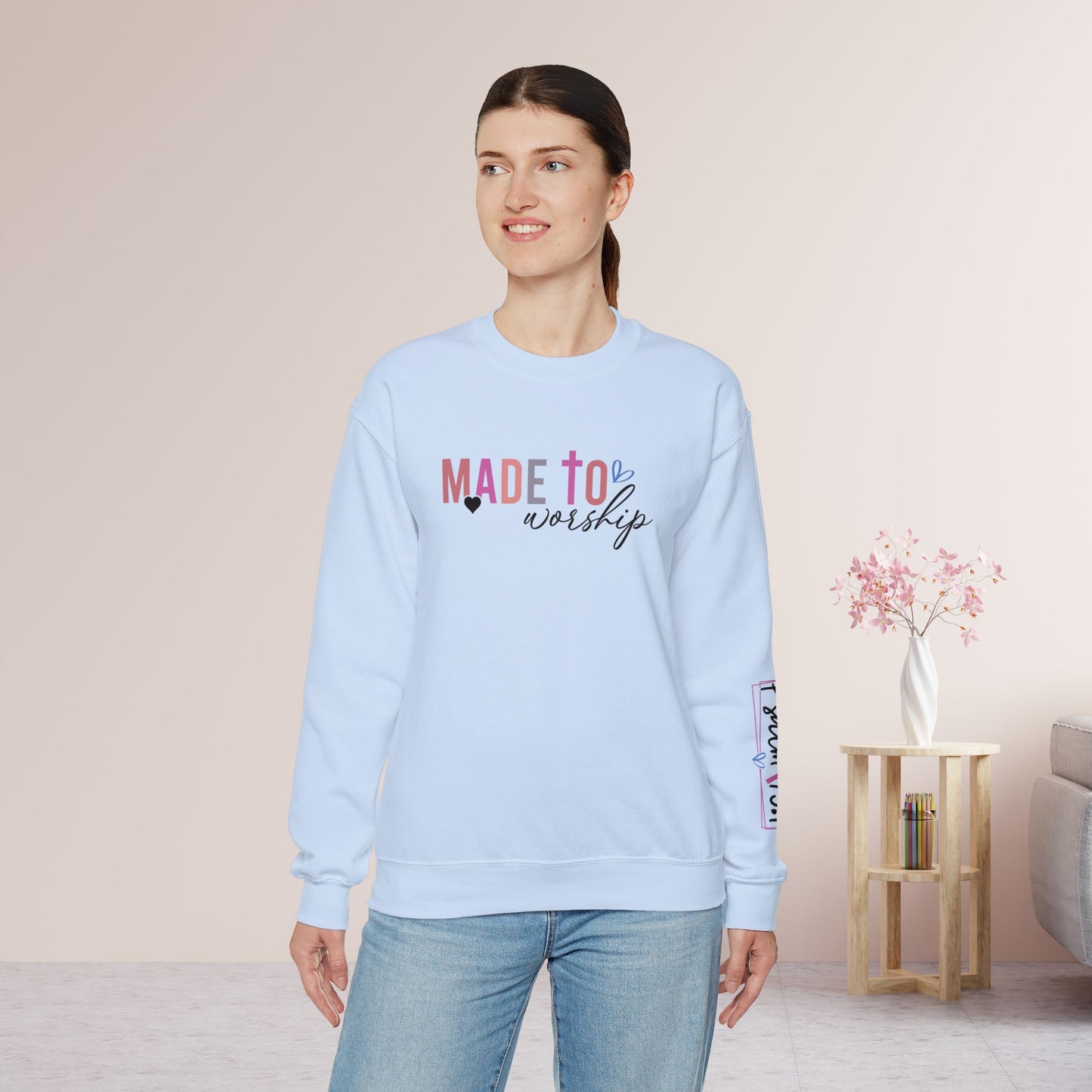 Made to Worship Christian Sweatshirt