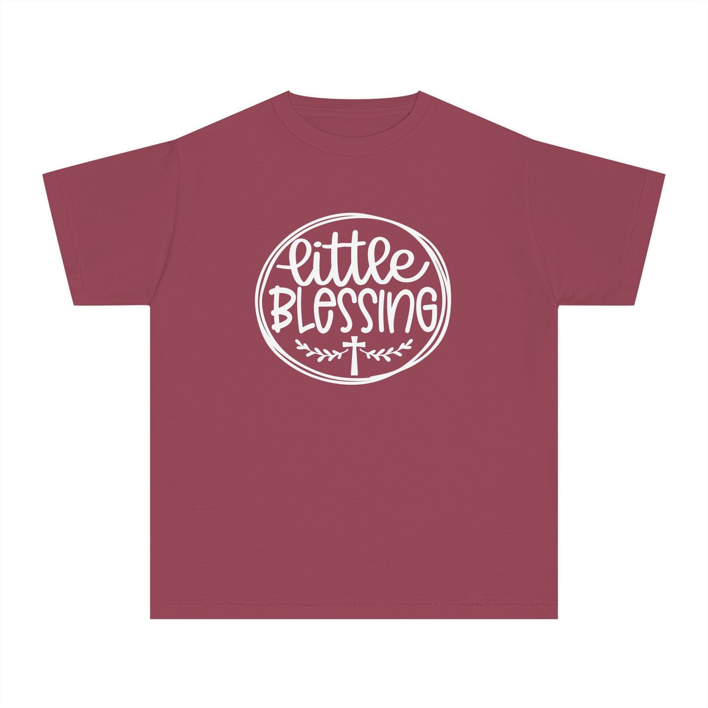 Little Blessing Comfort Colors Youth Christian Shirt