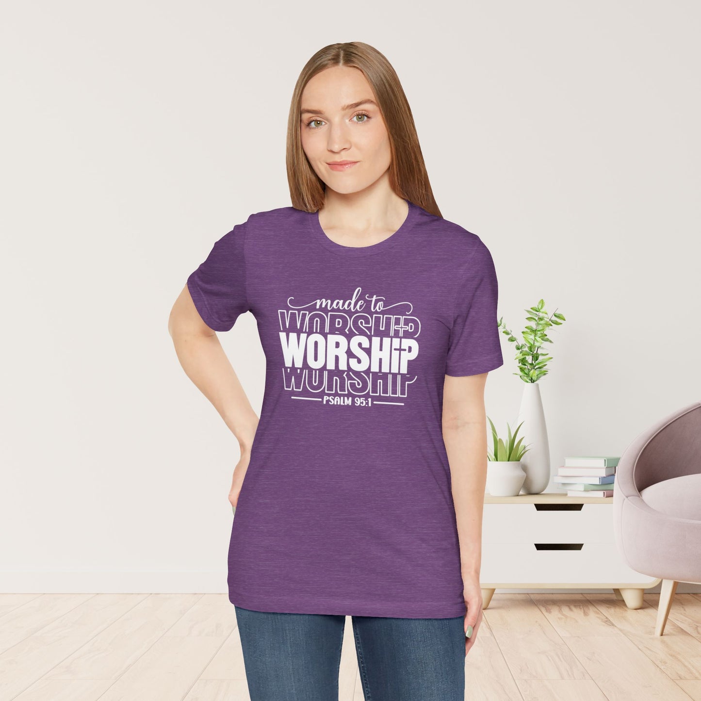 Made to Worship Christian Soft Cotton Tee