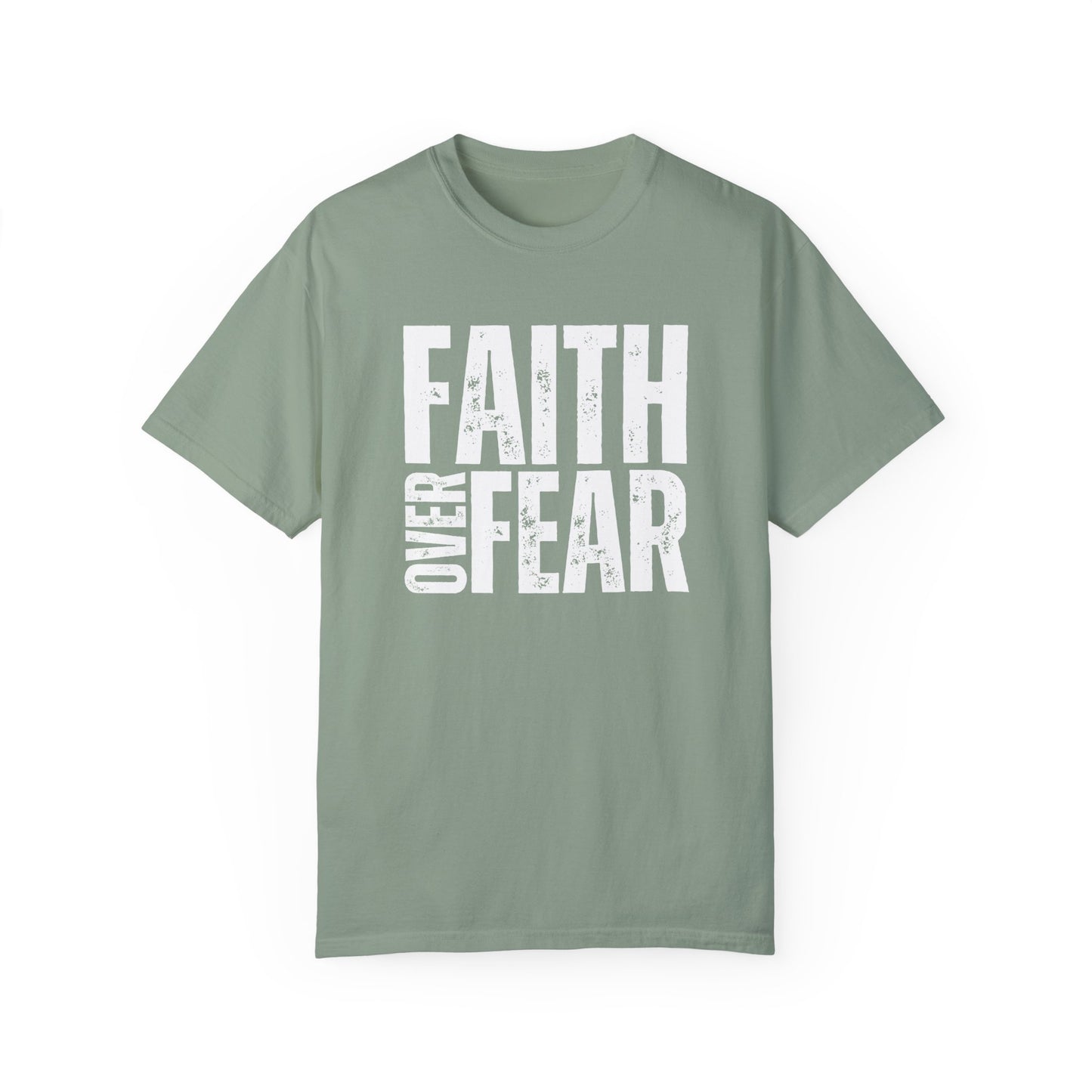 Comfort Colors Faith Over Fear Trendy Christian Shirt