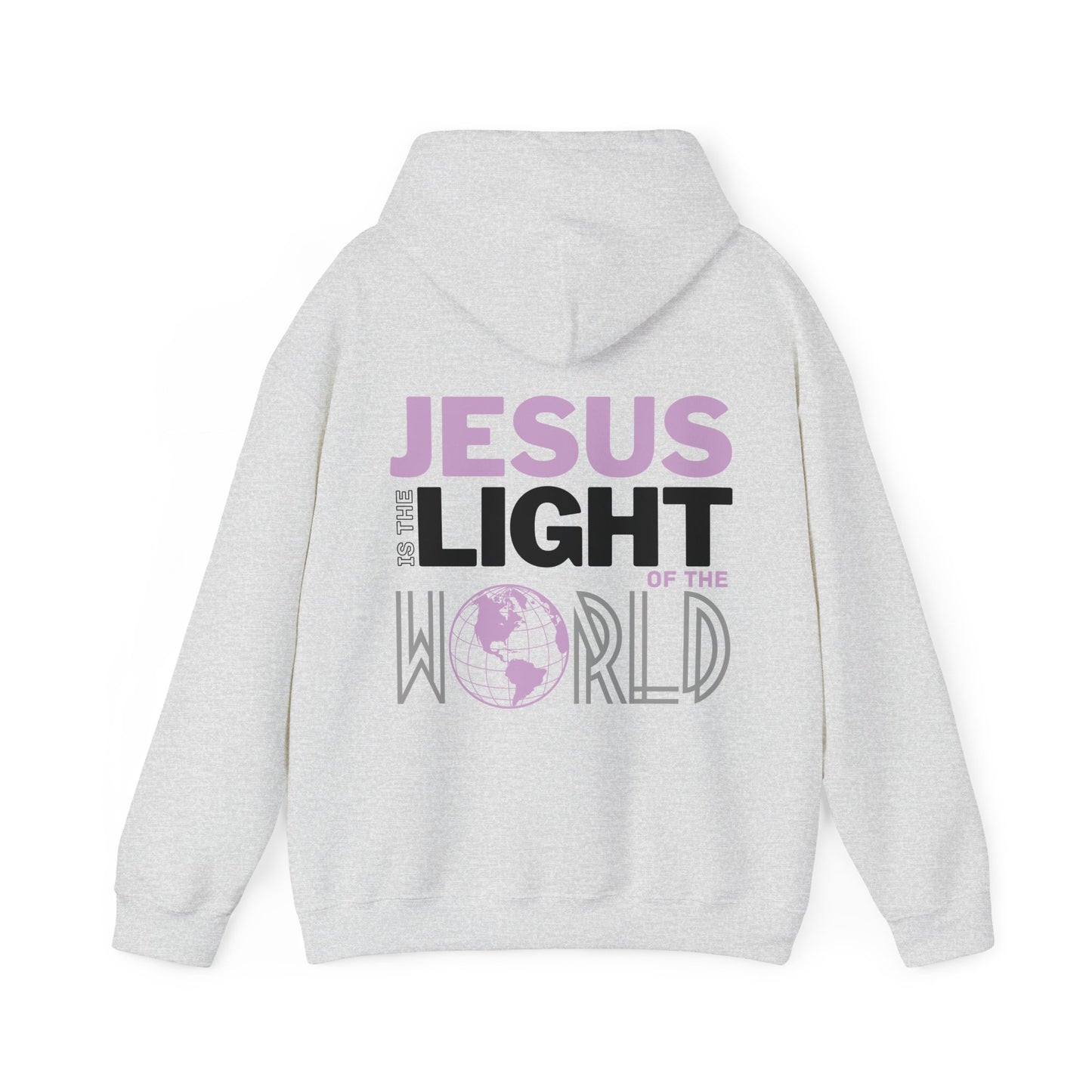 Jesus is the Light of the World Hoodie - John 8:12 Bible Verse Christian Hoodie