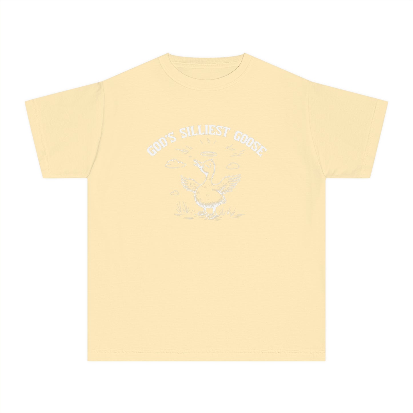 God's Silliest Goose Comfort Colors Youth Christian Tee