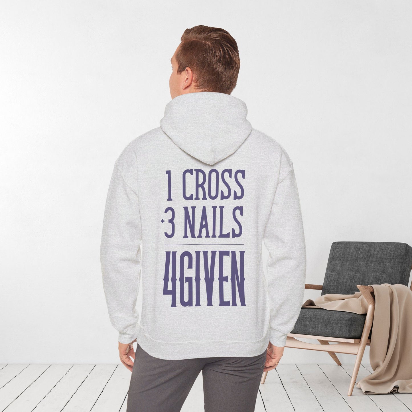 1 Cross 3 Nails 4Given Christian Hoodie