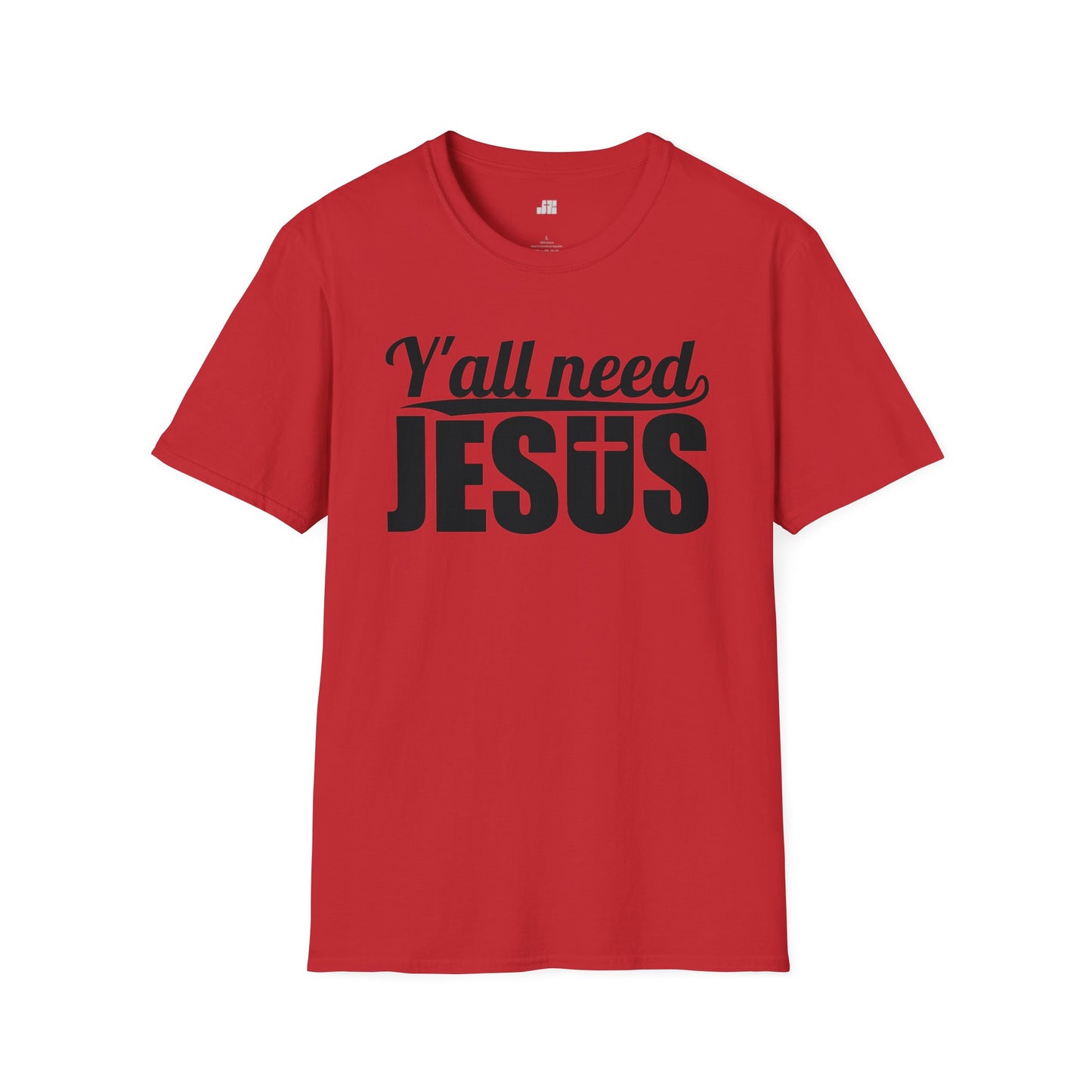 Y'all Need Jesus Softstyle T-shirt - Christian Shirt