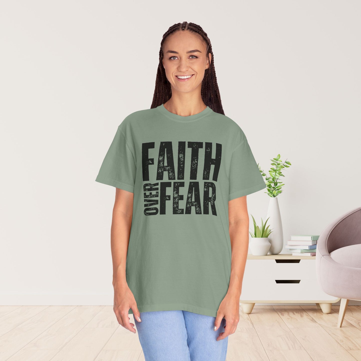 Comfort Colors Faith Over Fear Shirt Unisex Shirt