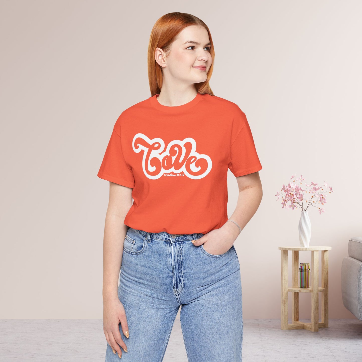 Love Shirt - Bible Verse Christian Soft Cotton Tee