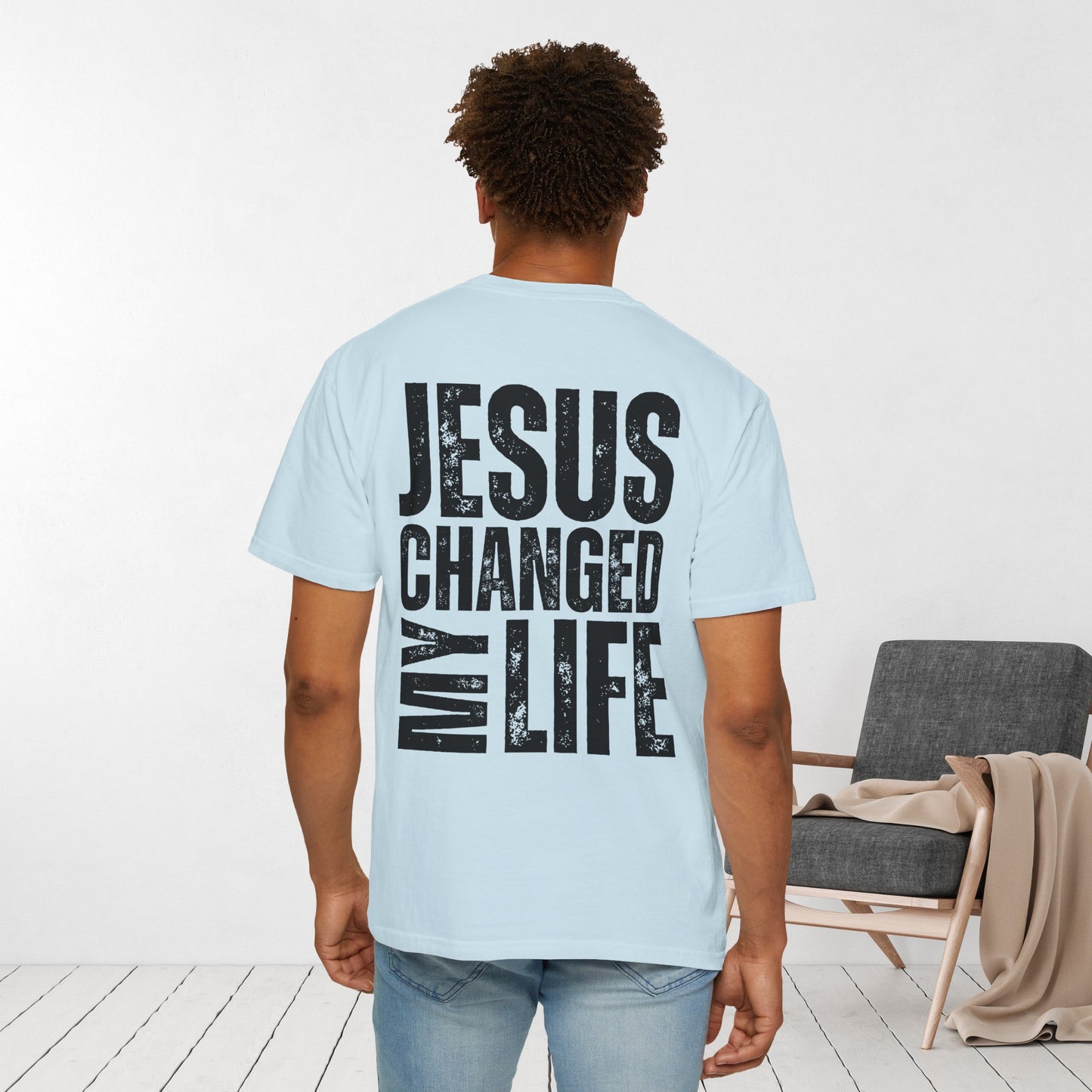 Comfort Colors Jesus Changed My Life Christian Shirt