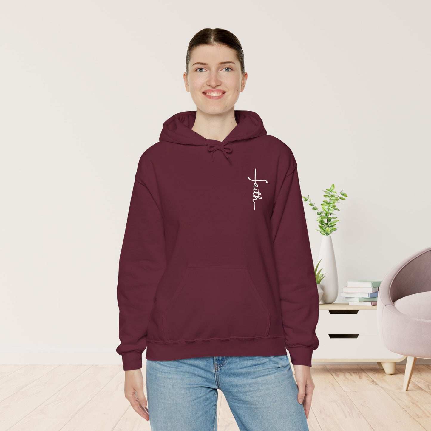 Faith Can Move Mountains Christian Hoodie