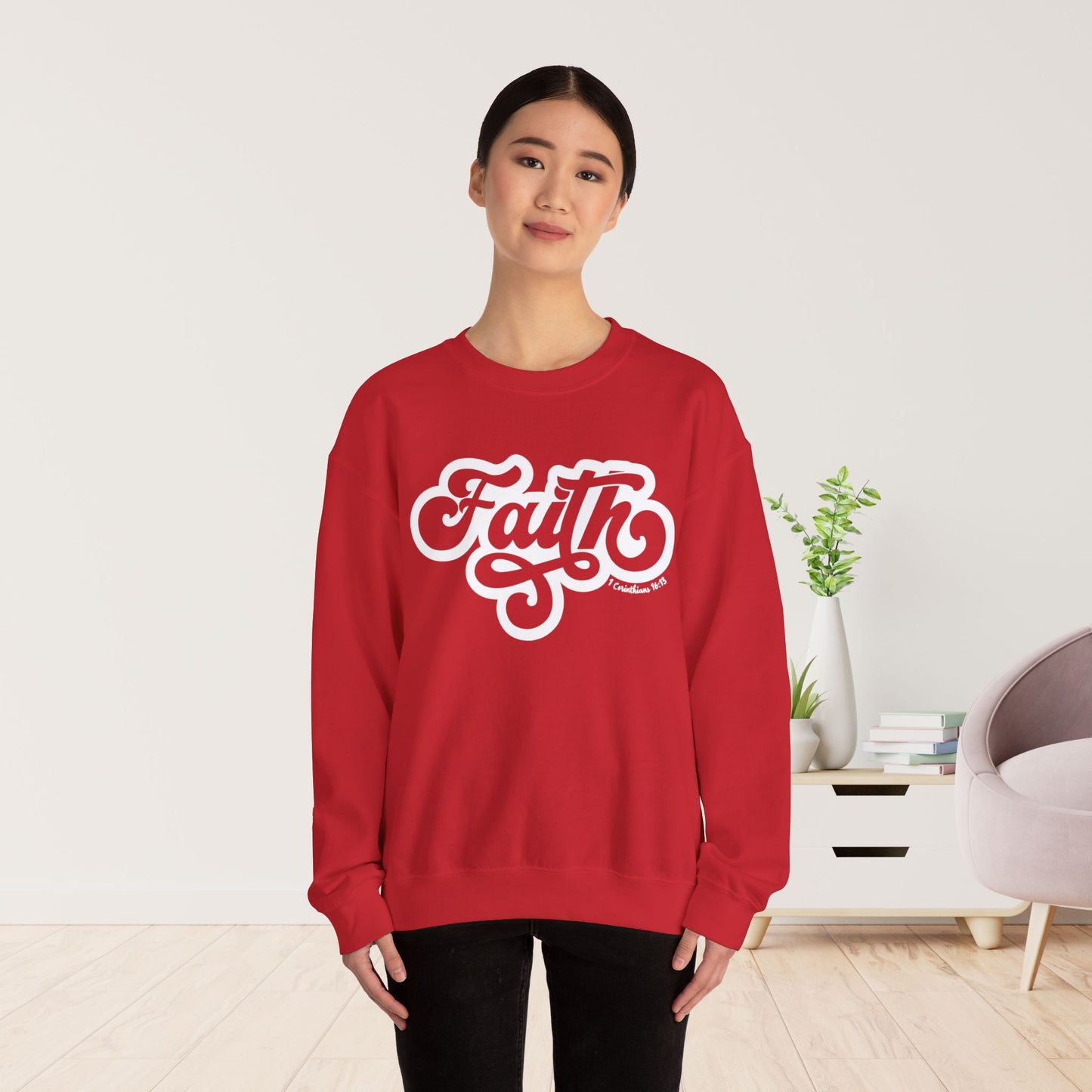 Faith Sweatshirt - Bible Verse Christian Sweatshirt