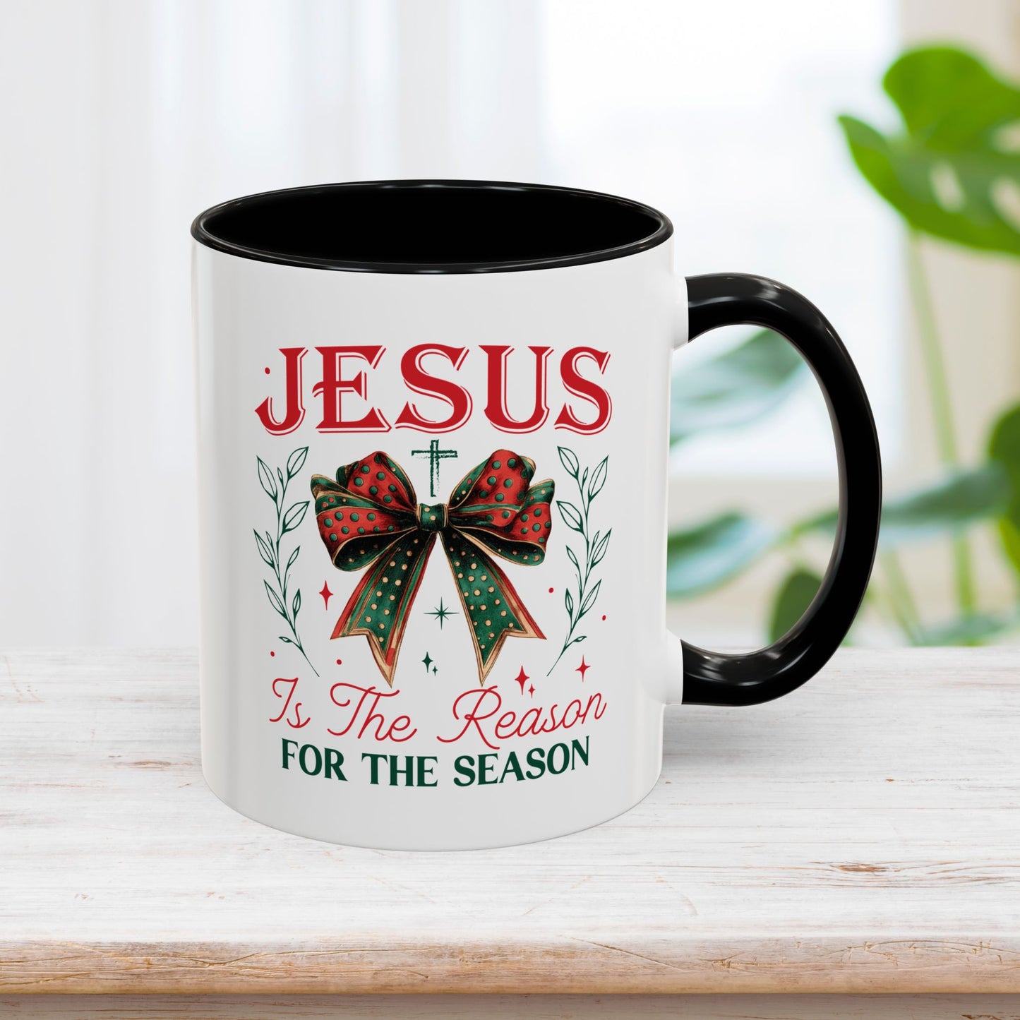 Jesus Is The Reason For The Season Mug - Christian Coffee Mug