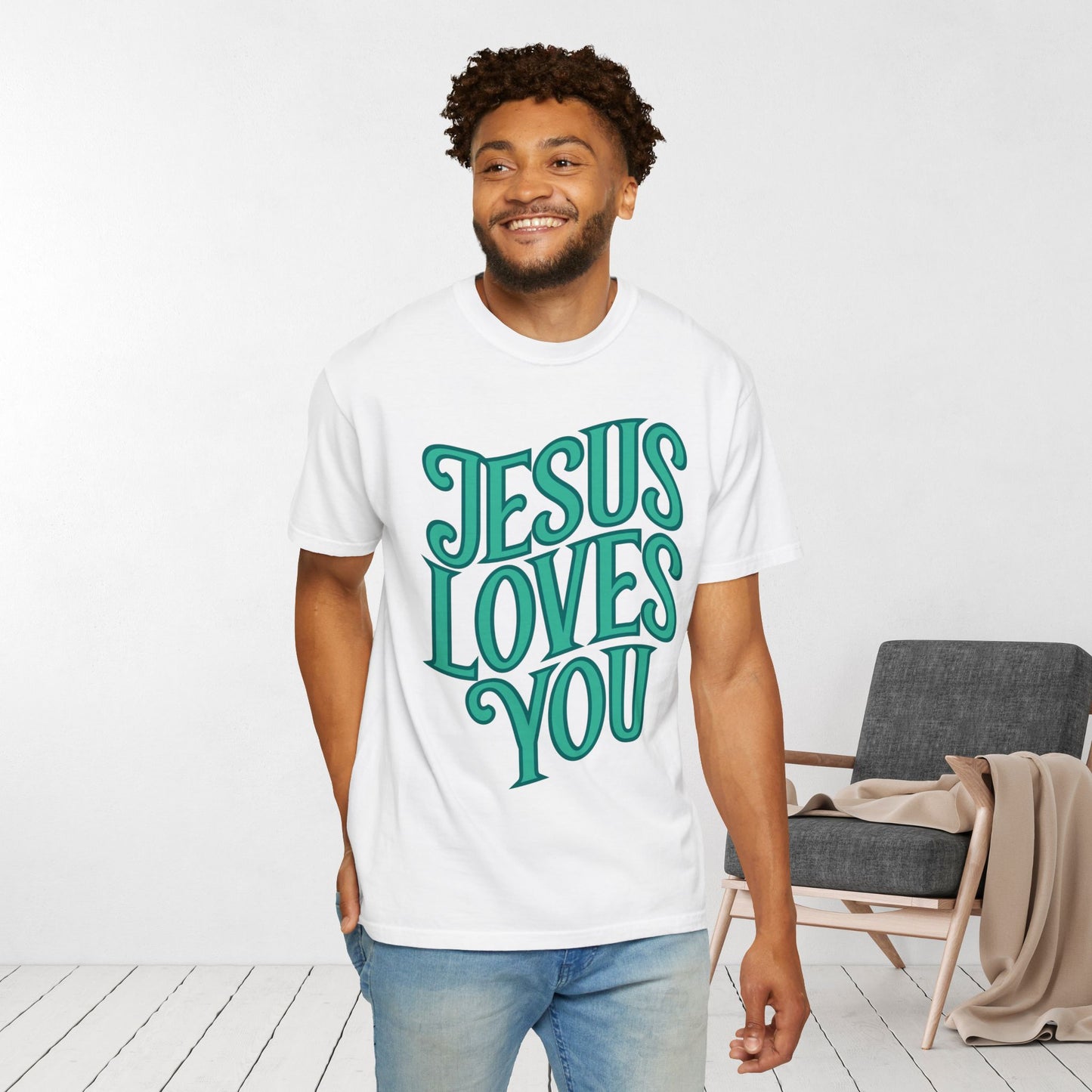 Jesus Loves You Comfort Colors Shirt