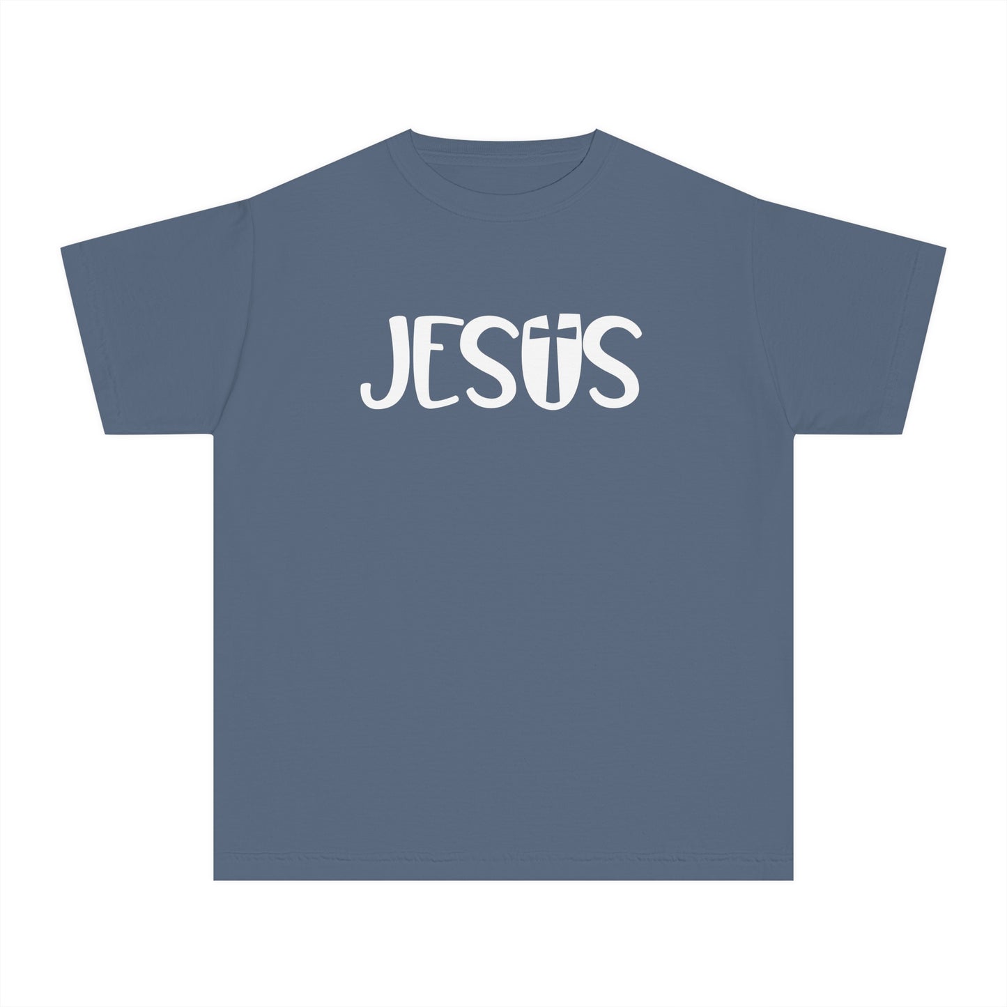 Jesus Comfort Colors Youth Christian Shirt